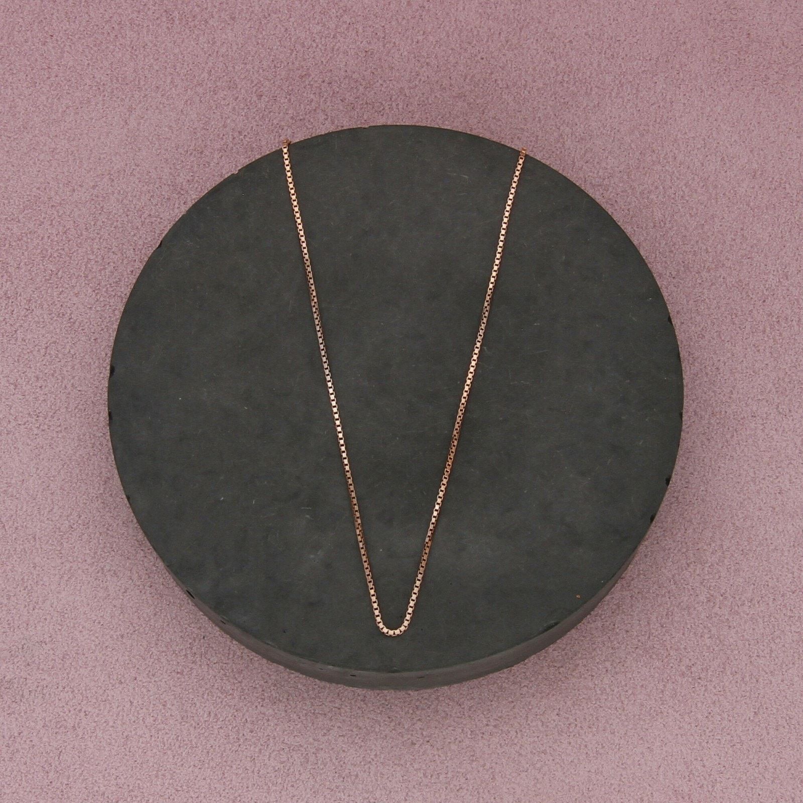 Sterling Silver sterling silver gold plate 1mm box chain necklace size 18in Size ONE SIZE - 1 Thumbnail