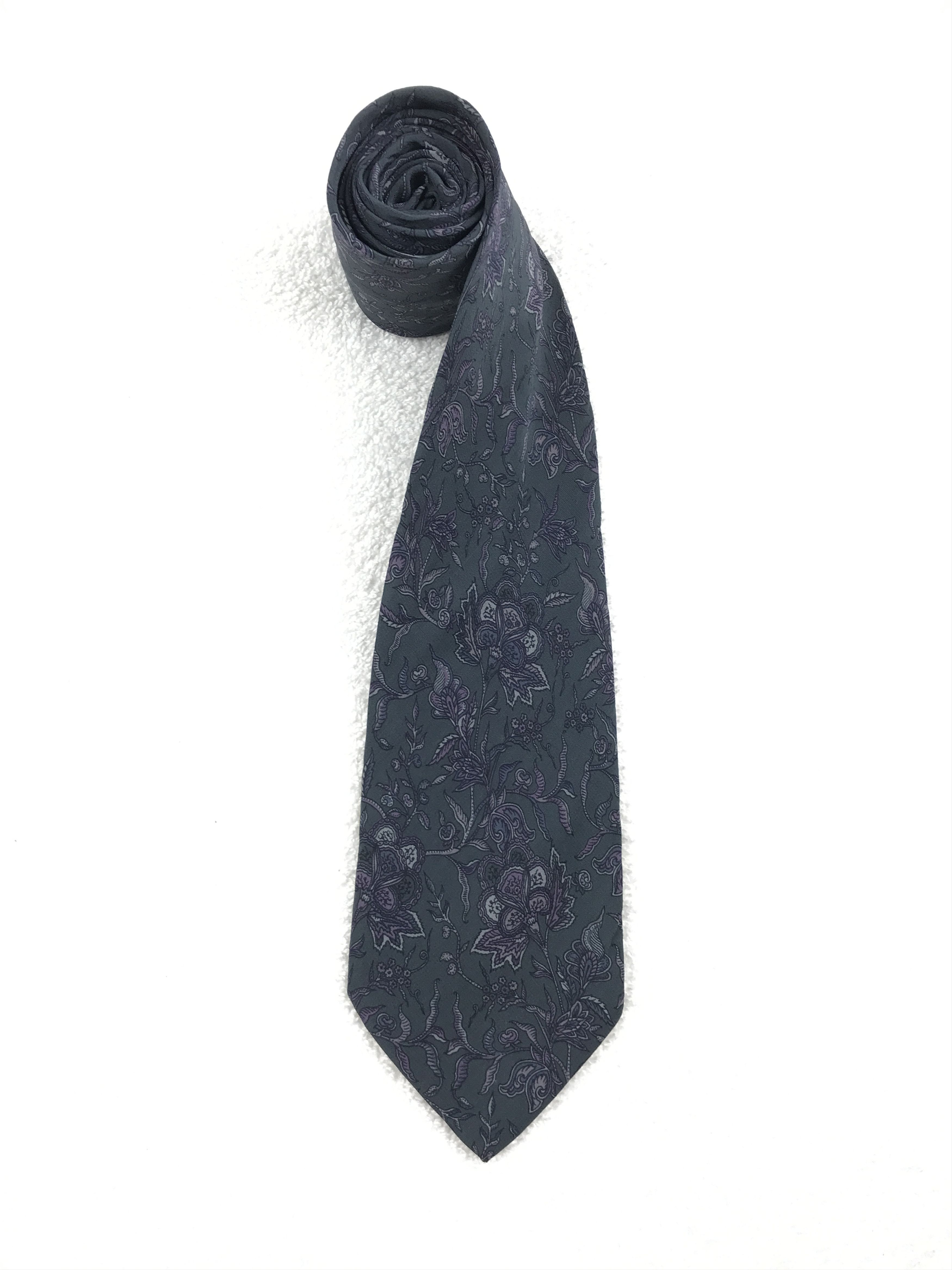 Mario Valentino × Vintage Vintage Mario Valentino Silk Necktie Size ONE SIZE - 2 Thumbnail