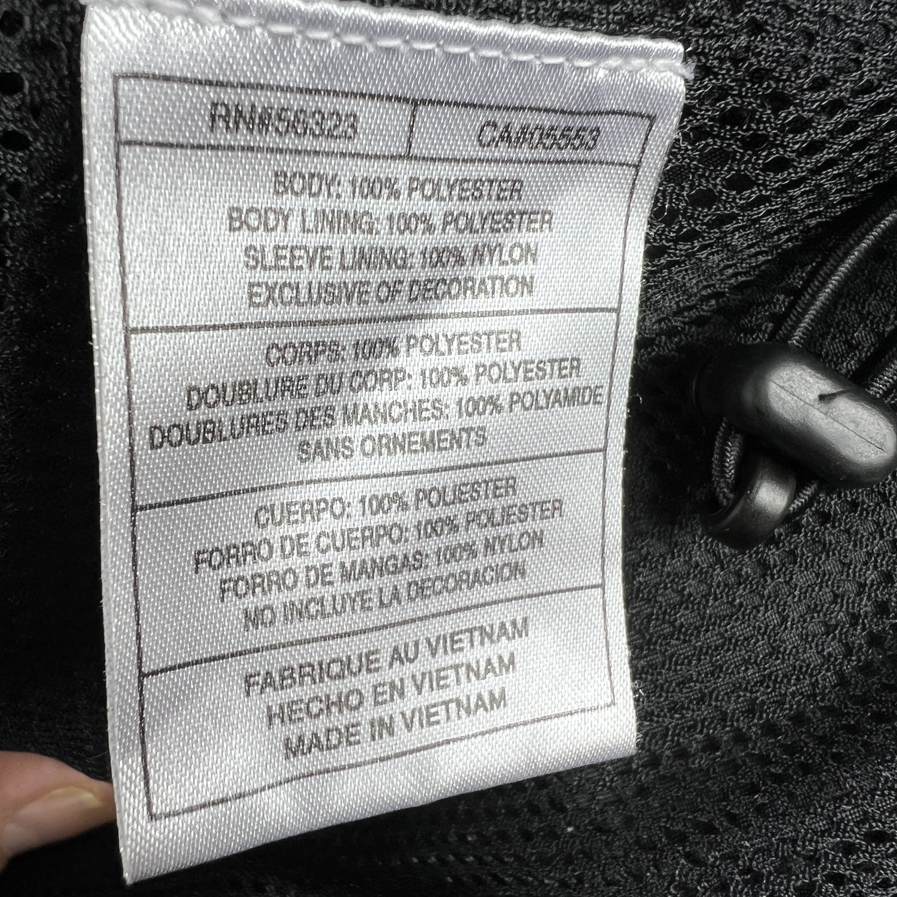 Nike Y2K Nike Track Jacket Black Grey Striped FullZip Long Sleeve Size US L / EU 52-54 / 3 - 11 Thumbnail
