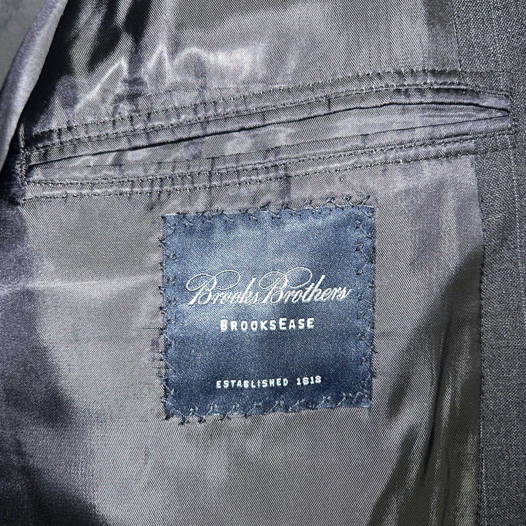 Brooks Brothers Brooks Brothers Sport Coat Gray 100% Wool Long Mens Size 46 Regular 2 Piece Jacket Coat Size US S / EU 44-46 / 1 - 4 Thumbnail