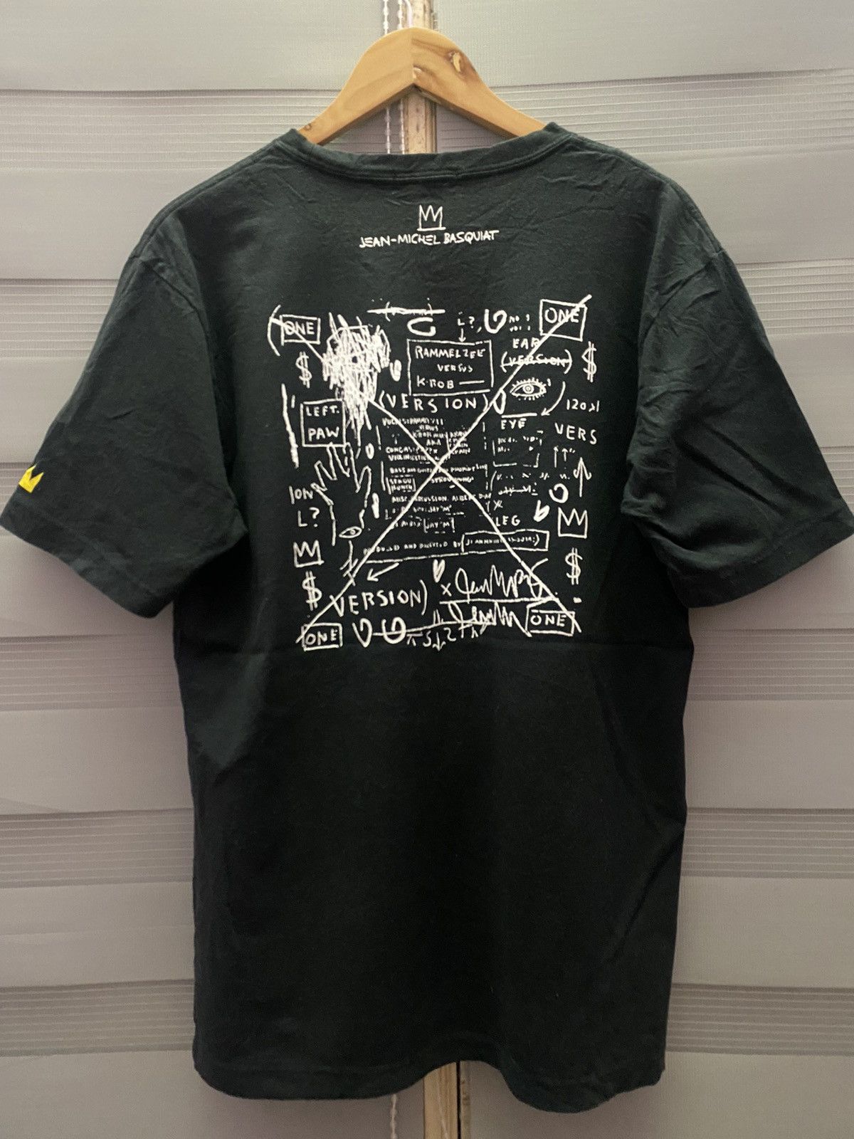 Jean-Michel Basquiat Vintage Jeans-Michel Basquiat Pop Art Mirror Prints Tshirt Size US L / EU 52-54 / 3 - 6 Thumbnail