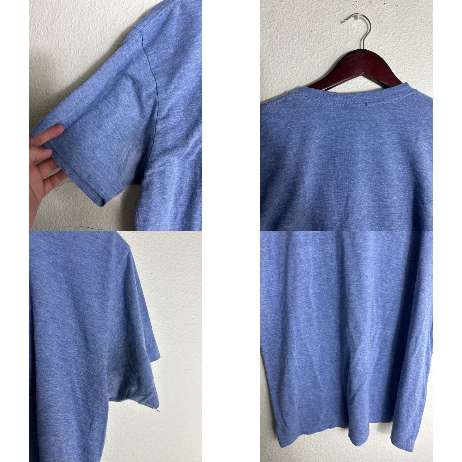 Obey OBEY PROPAGANDA T-Shirt Mens XL GRAPHIC Crew Neck Stars Logo Stains Gray Cotton Size US XL / EU 56 / 4 - 8 Thumbnail
