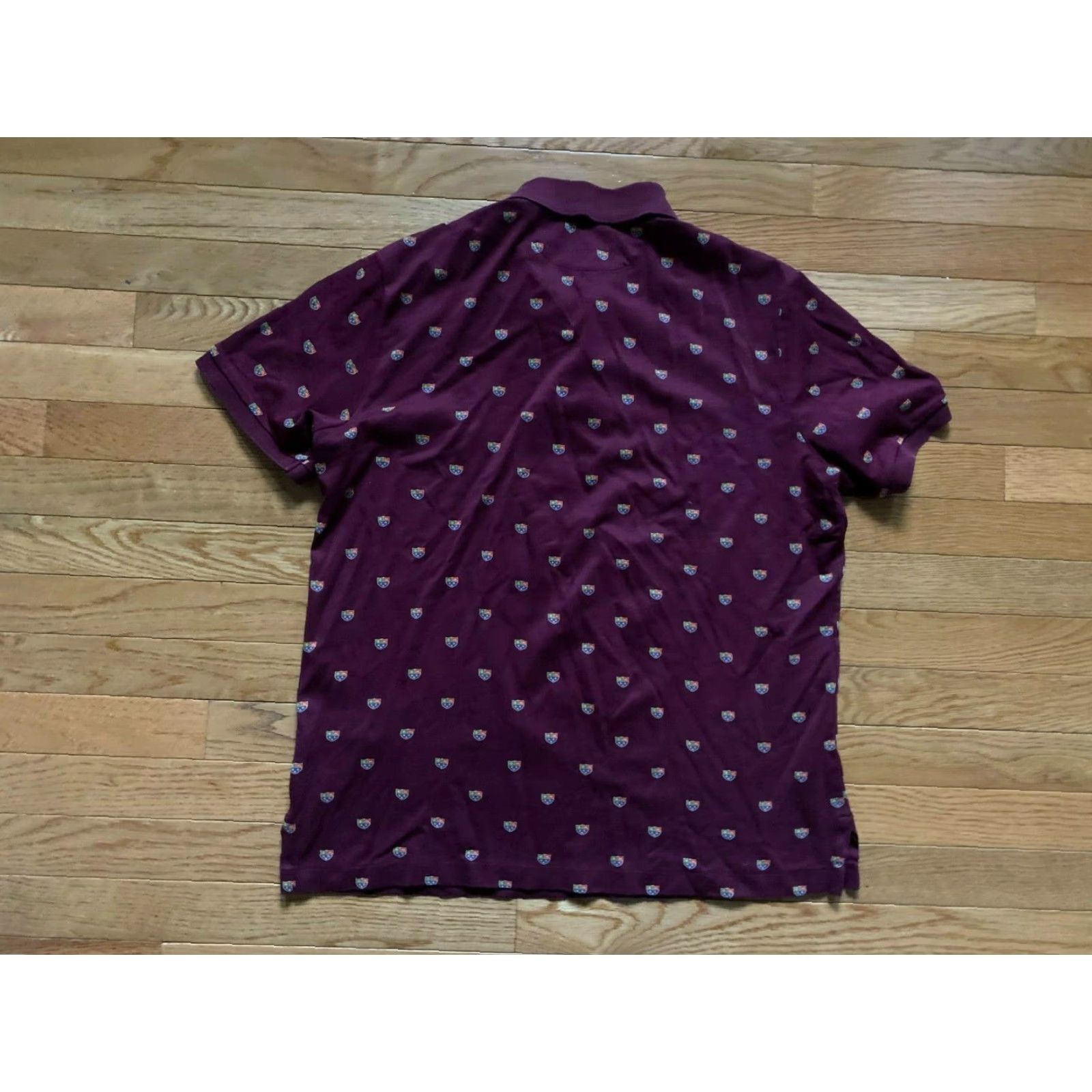 Polo Ralph Lauren Polo Ralph Lauren Crest All Over Print Polo Shirt Mens M Maroon Red Pony Shirt Polo Ralph Lauren Crest All Over Print Maroon Red Mens M Shirt Size US M / EU 48-50 / 2 - 2 Thumbnail