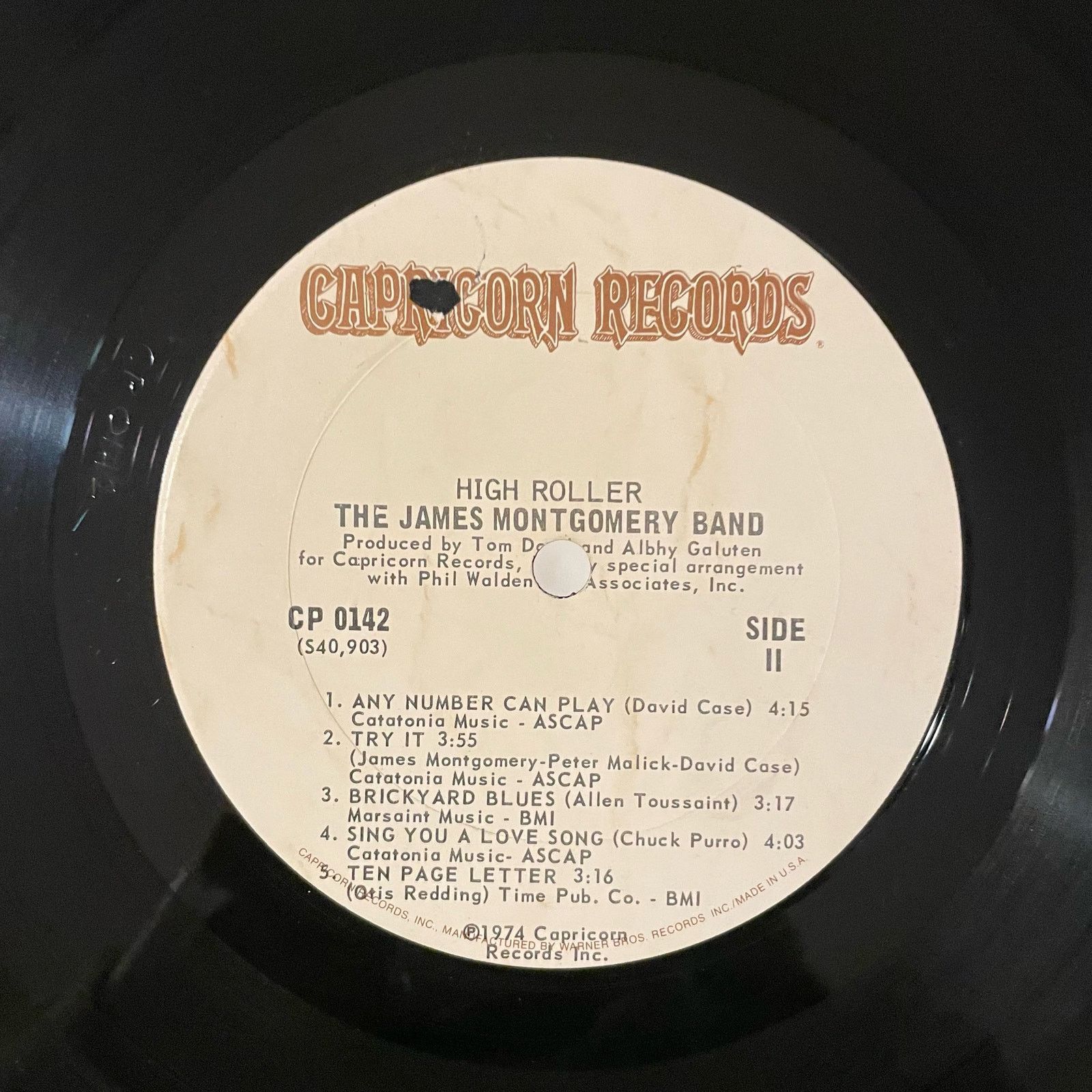 Other James Montgomery Band - High Roller LP vintage vinyl record Size ONE SIZE - 4 Thumbnail