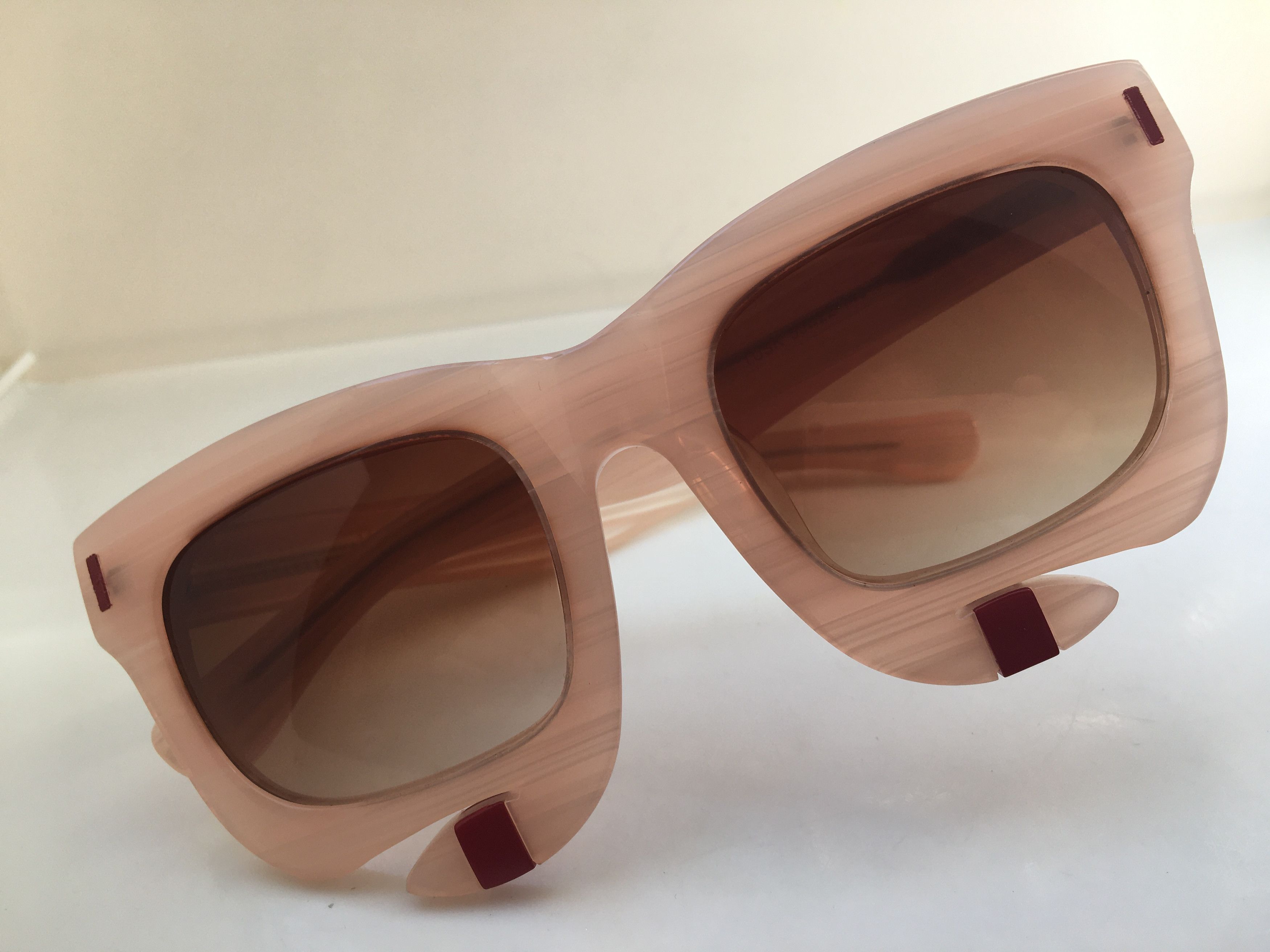 Other Rain Handmade Pink Acetate Diva Girls Sunglasses Frame Size ONE SIZE - 4 Thumbnail