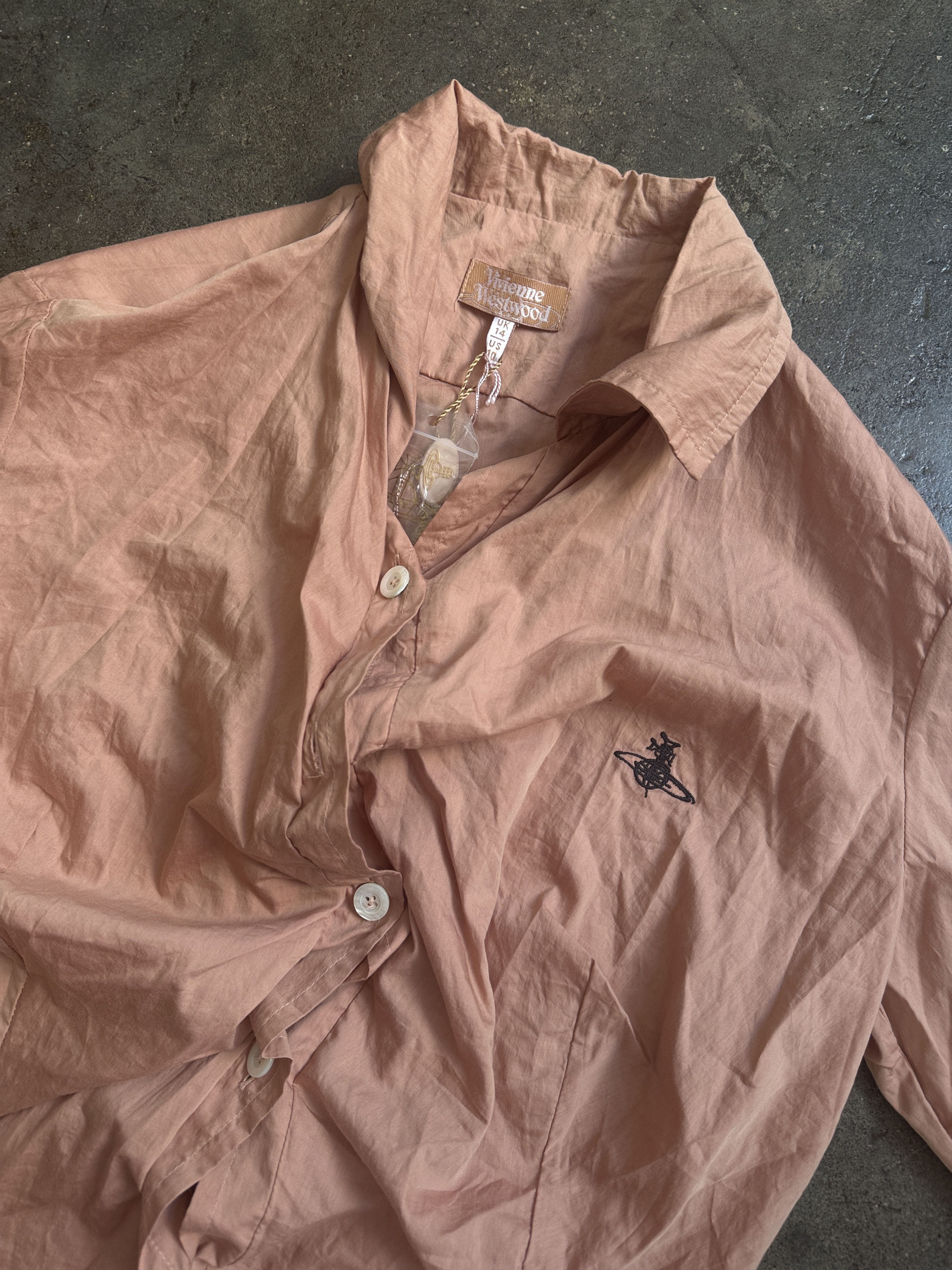 Vivienne Westwood 900$ NWT 2015 Silk / Cotton Alchoholic Shirt Size L / US 10 / IT 46 - 5 Thumbnail