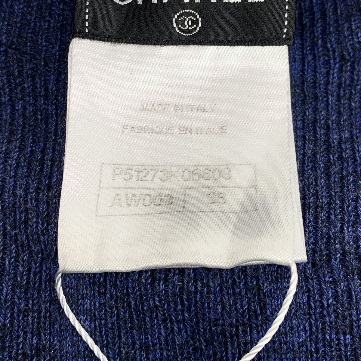 Chanel Chanel navy blue three-dimensional bow embellished jumper Size XS / US 0-2 / IT 36-38 - 7 Thumbnail