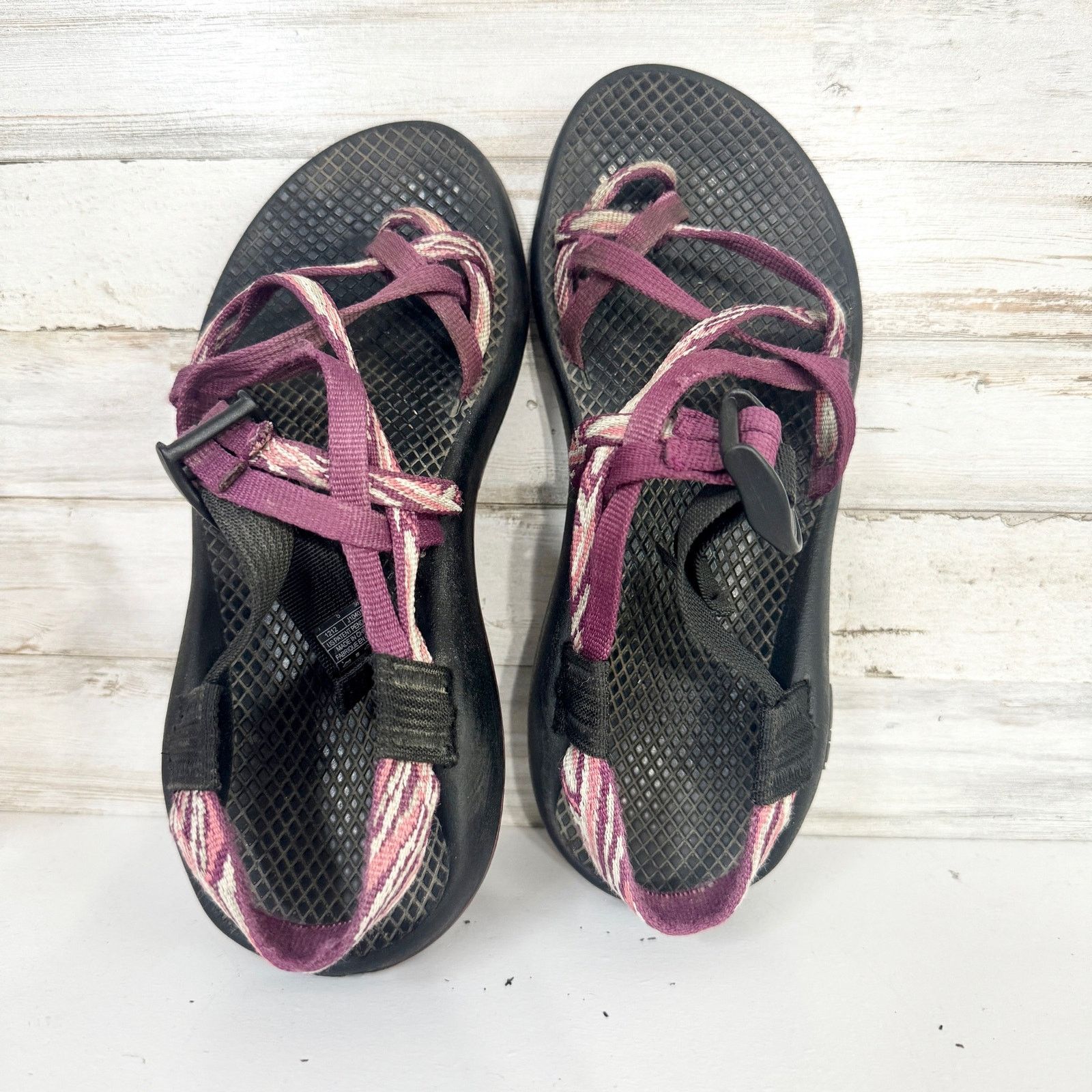 Chaco Chaco Hiking Sandals, Narrow Straps, Pink/Purple, Size 7 Size US 7 / IT 37 - 1 Thumbnail