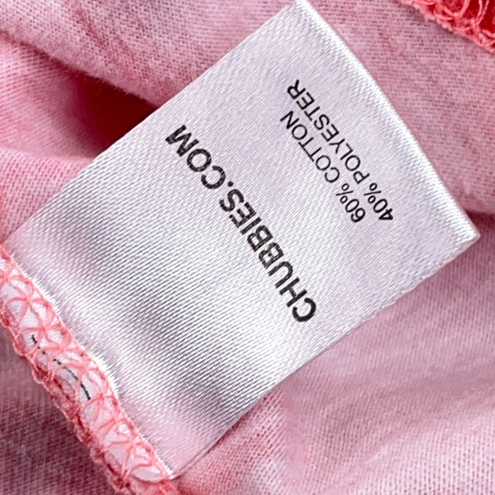 Chubbies Chubbies Shirt Men Large Pink Pocket Tee Tie Dye Cotton Regular Fit Preppy Adult Size US L / EU 52-54 / 3 - 5 Thumbnail