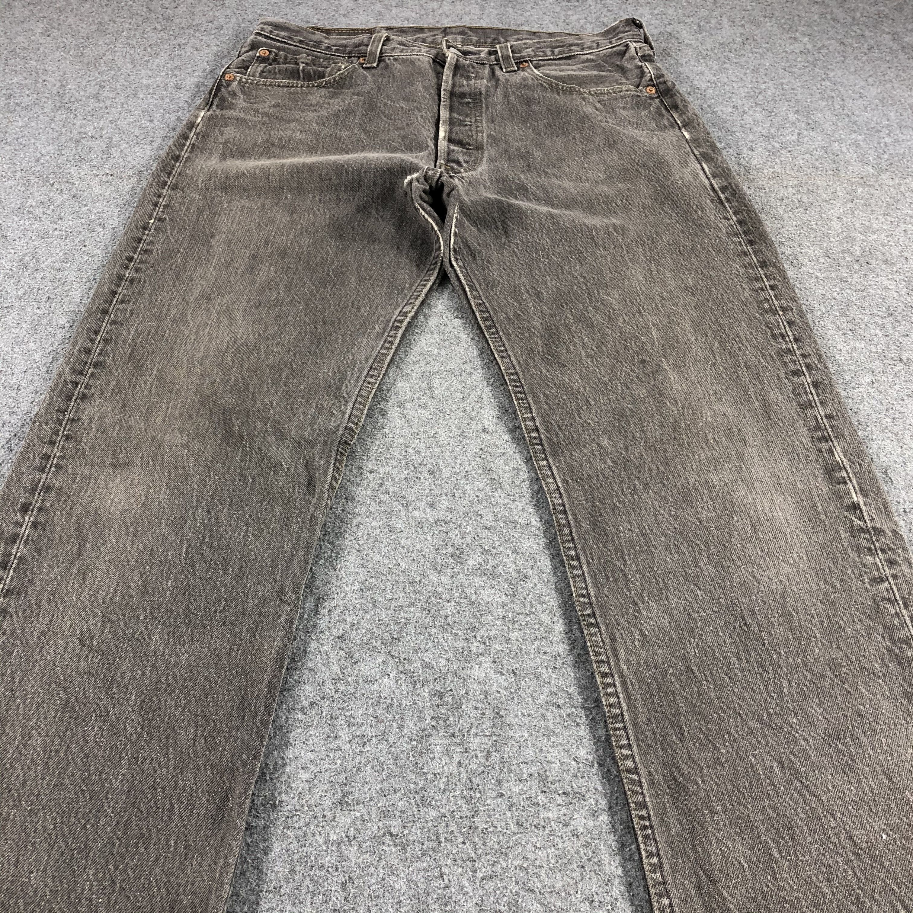 Levi's 90s Vintage Levis 501 Earth Tone Jeans-JM1109 Size US 33 - 3 Thumbnail