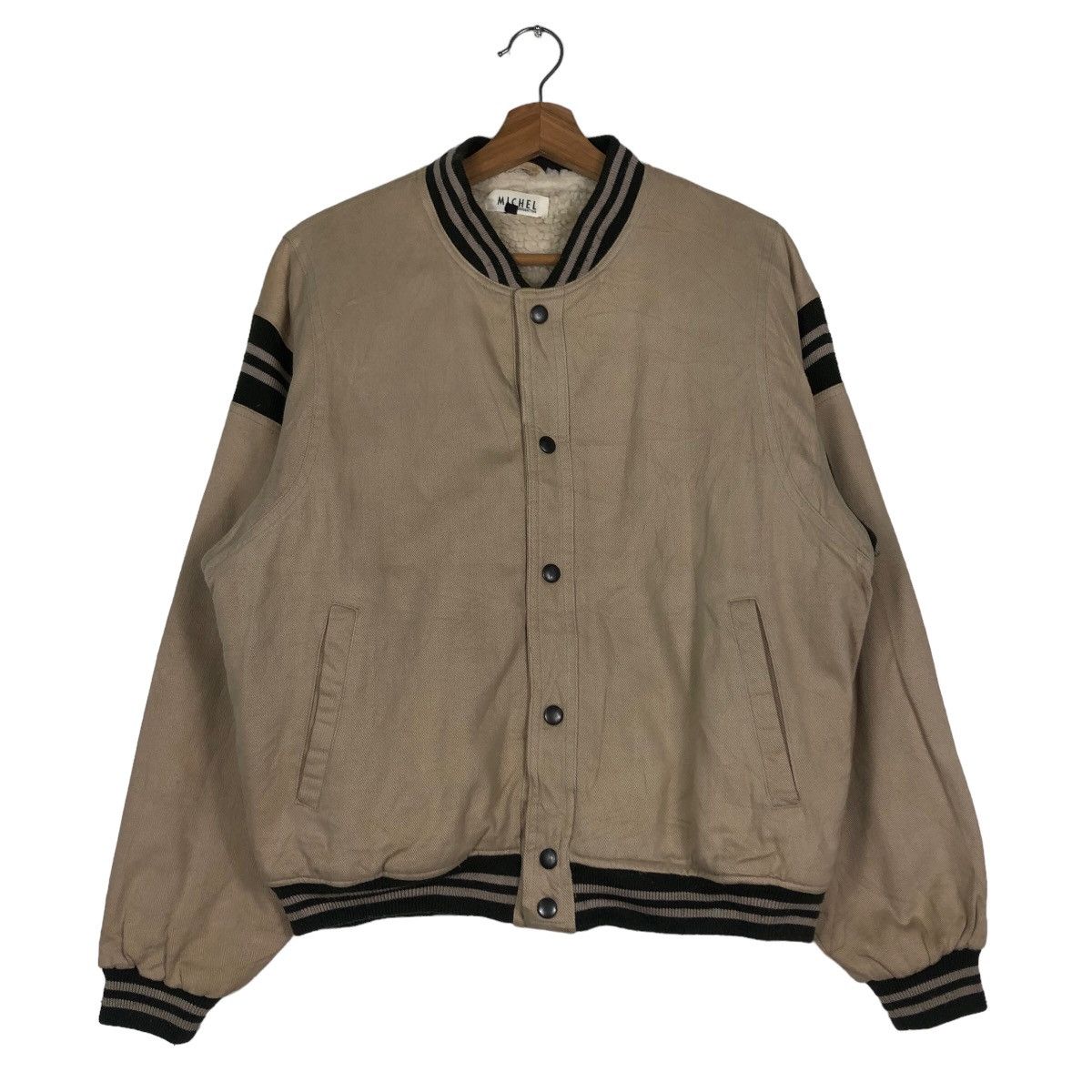 Japanese Brand 🔥Vintage Varsity Bomber Jacket Michel Japan Issey Miyake Size US M / EU 48-50 / 2 - 1 Thumbnail