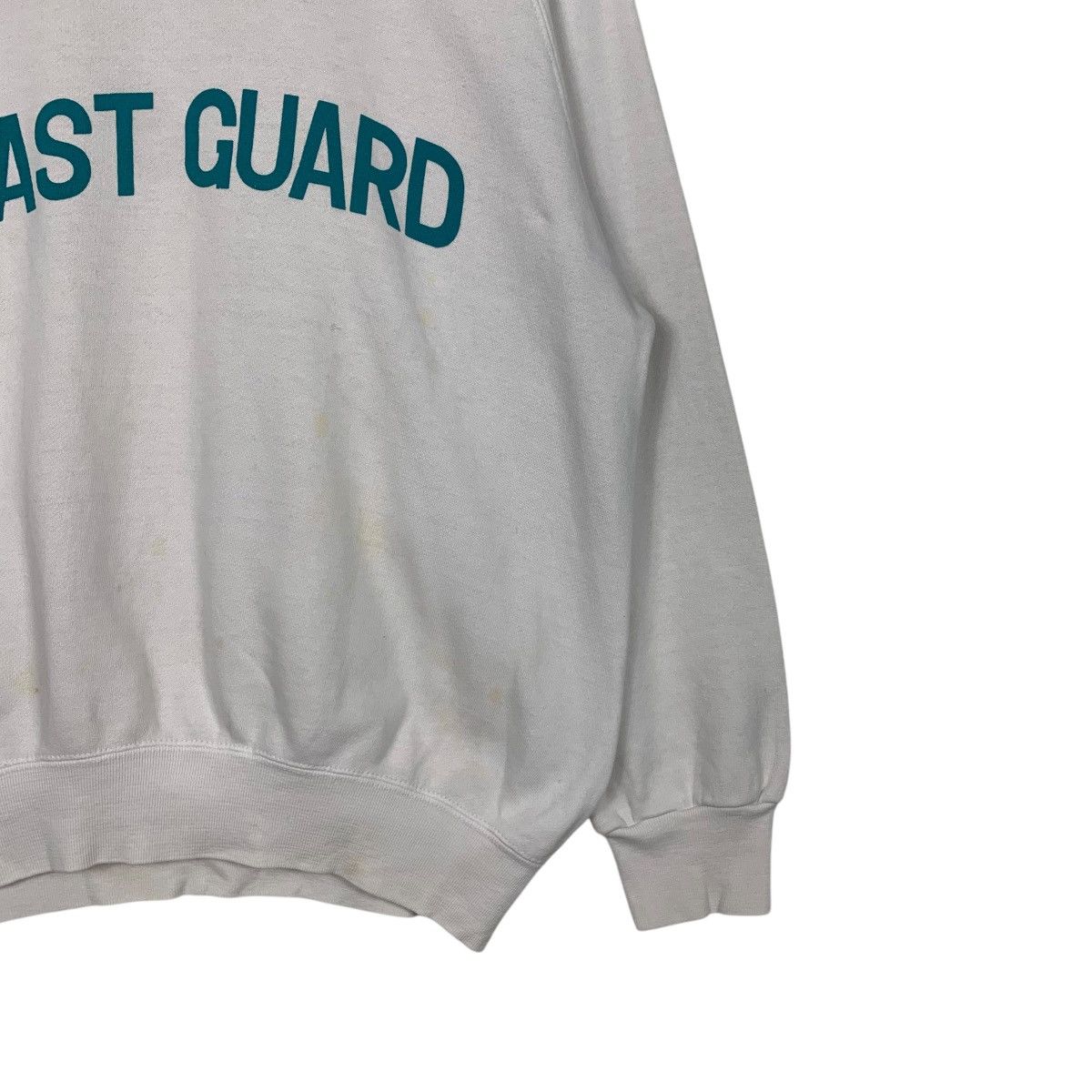 Vintage 90’s Atlantic Ocean Coast Guard Usa Sweatshirt #2546-C115 Size US M / EU 48-50 / 2 - 9 Thumbnail
