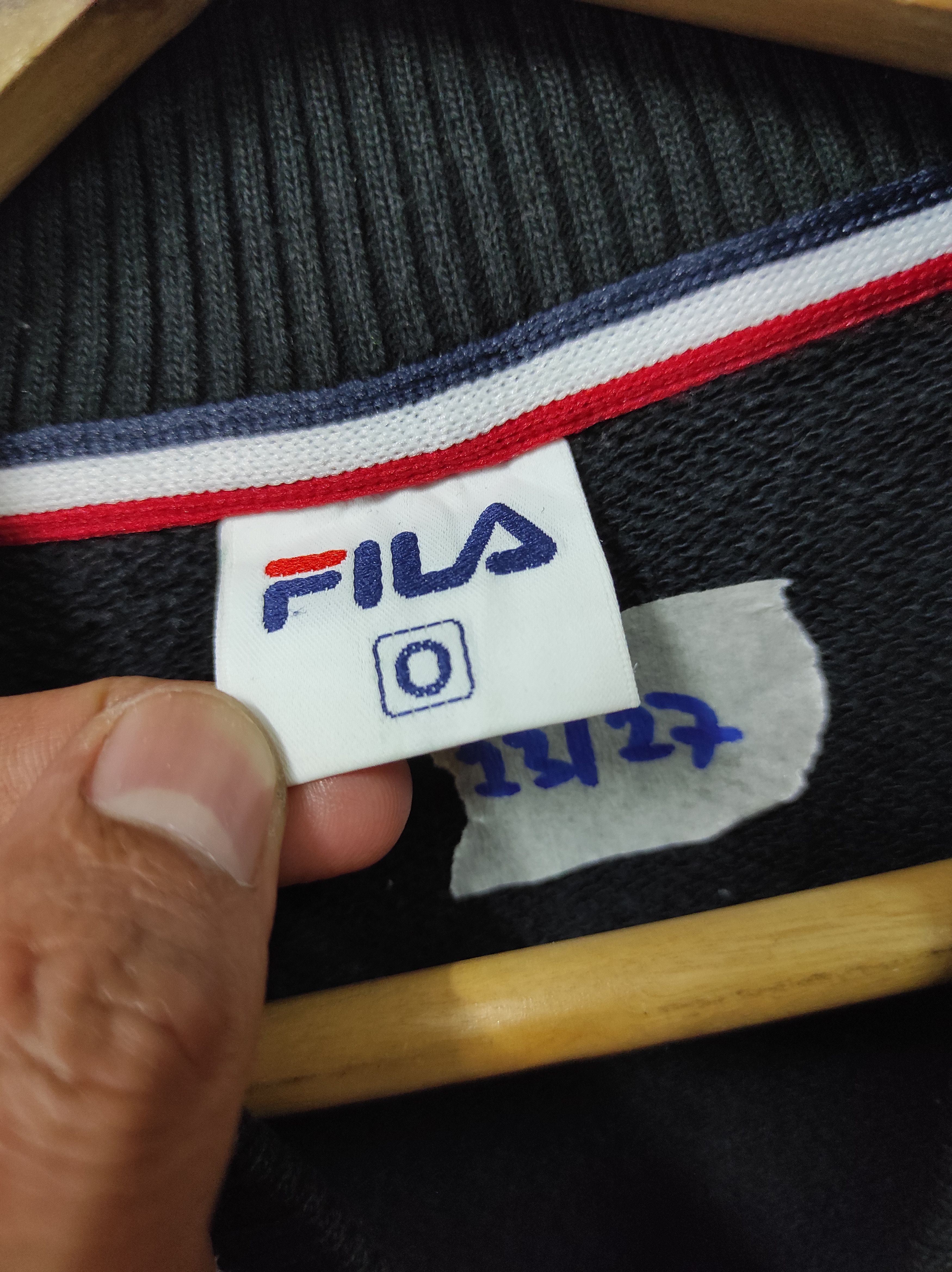Fila FILA STRIPE BLACK SWEATER JACKET Size US L / EU 52-54 / 3 - 7 Thumbnail