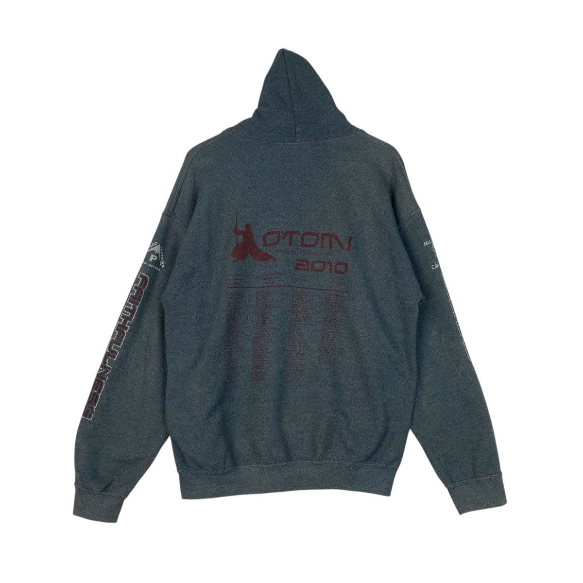 Vintage Vintage Erin Gildan Hoodie Sweatshirt Blue Size M Size US M / EU 48-50 / 2 - 5 Thumbnail