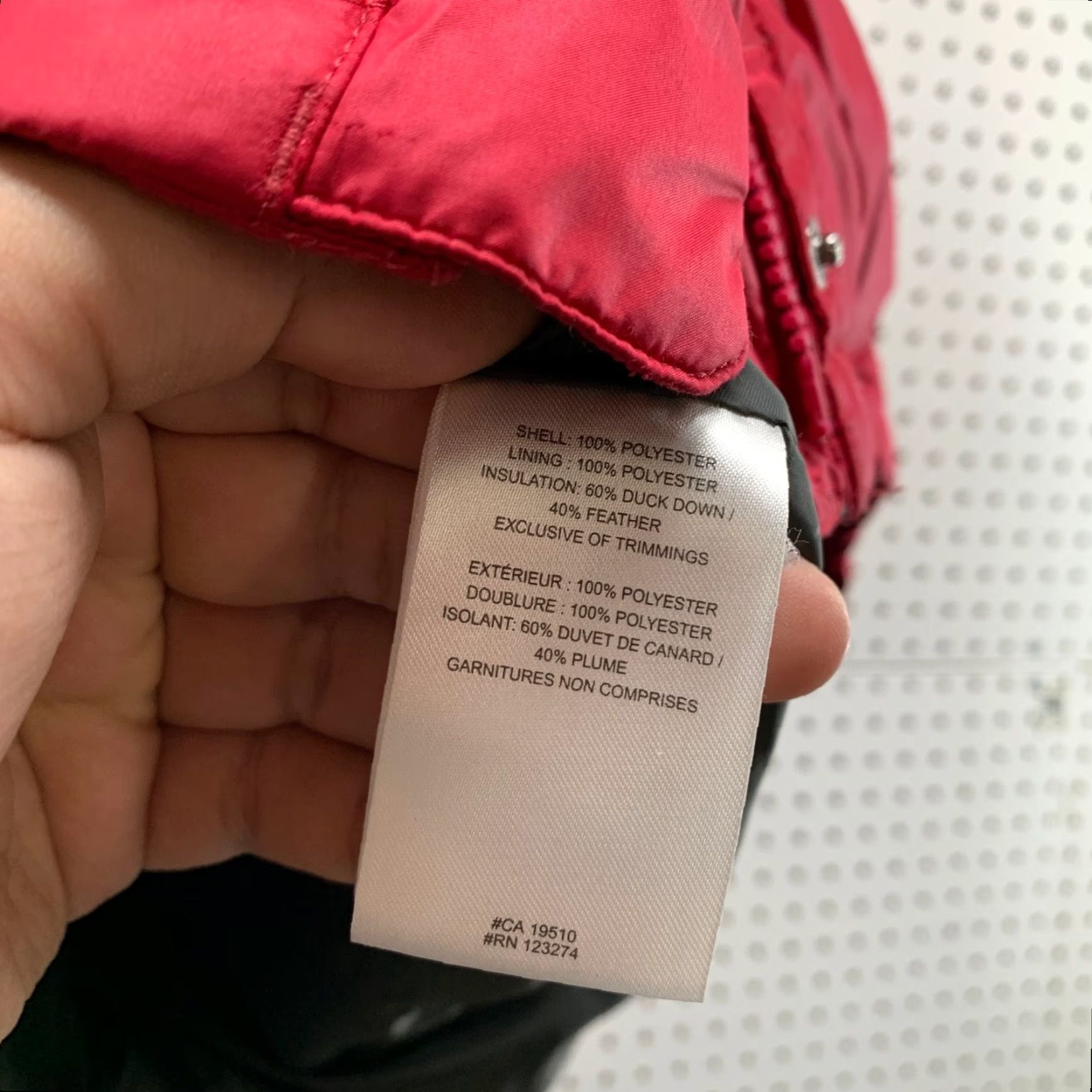 Vintage Lole Down Puffer Coat Womens M Red Quilted Long Hooded Parka Jacket Size M / US 6-8 / IT 42-44 - 3 Thumbnail