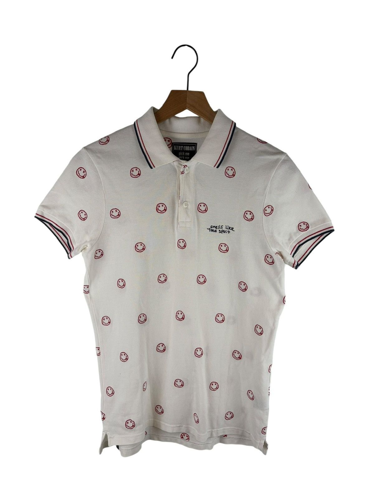 Hysteric Glamour Hysteric Glamour Kurt Cobain Multi Logo Polo Size US M / EU 48-50 / 2 - 1 Thumbnail