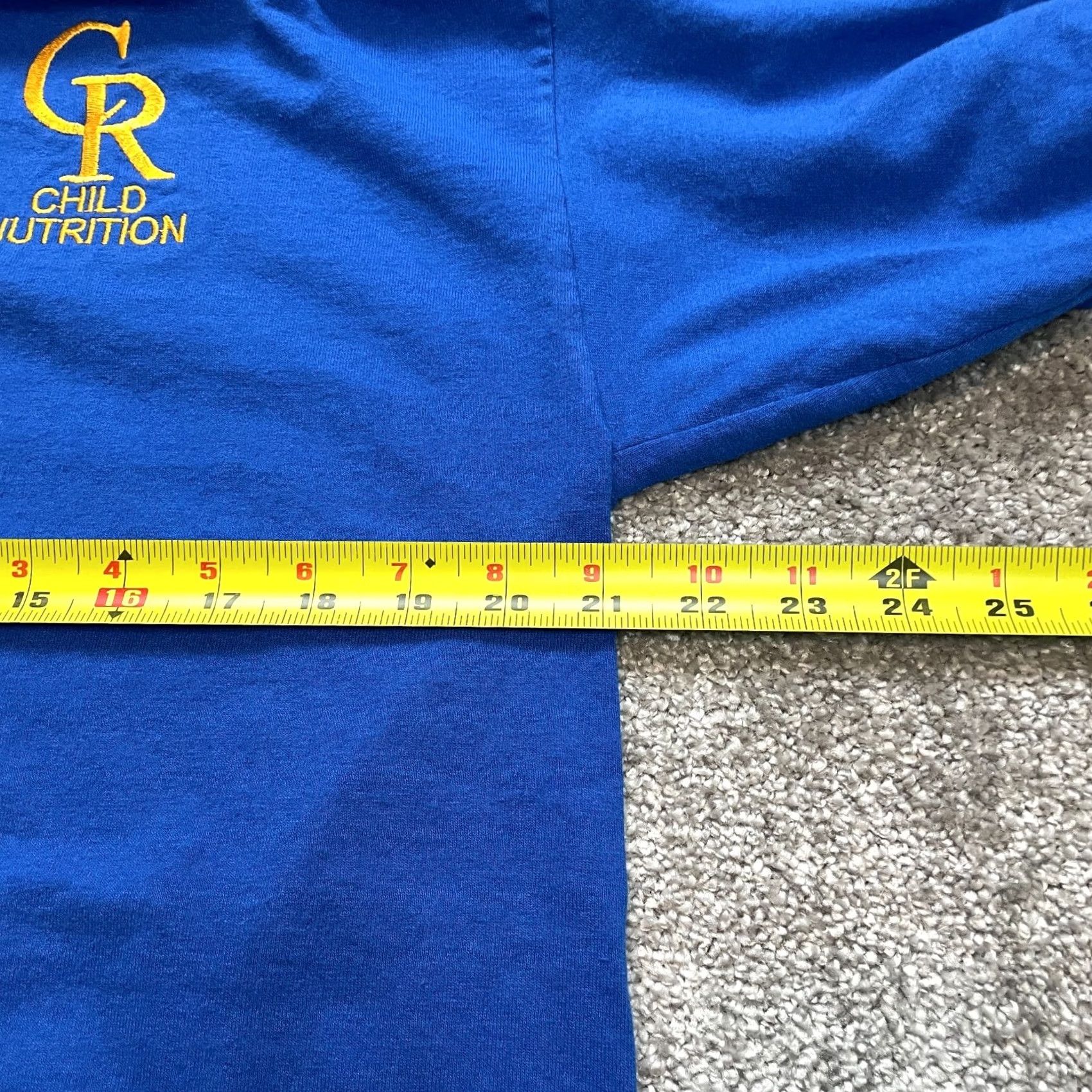 Gildan VINTAGE Gildan DryBlend Polo Shirt Mens Large Blue Child Nutrition Ebmroidered Logo Shirt Size US L / EU 52-54 / 3 - 7 Thumbnail