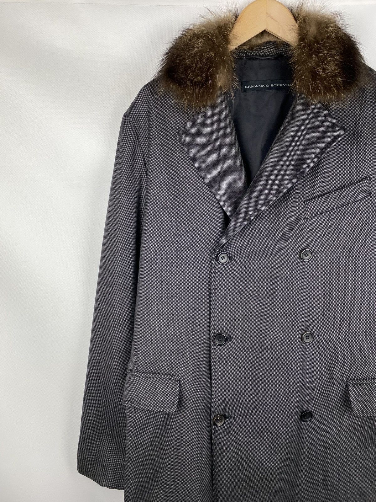 Ermanno Scervino Ermanno Scervino double breasted fleece wool coat jacket Size US L / EU 52-54 / 3 - 4 Thumbnail