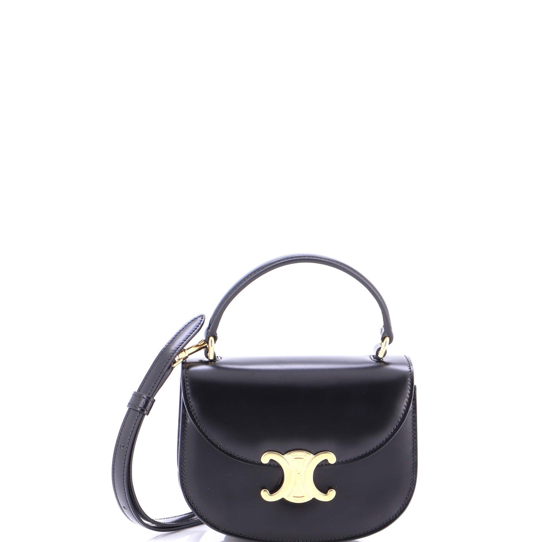 Celine Triomphe Besace Clea Top Handle Flap Bag Size ONE SIZE - 1 Thumbnail