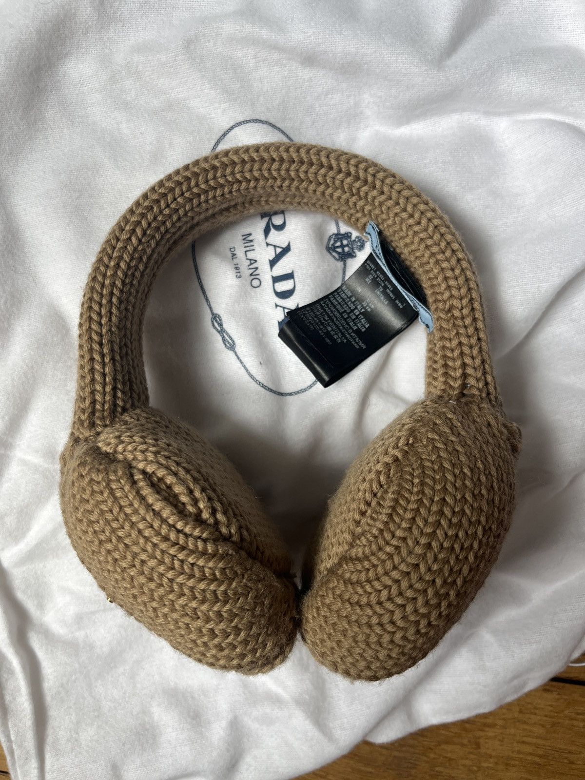 PRADA WOOL EARMUFFS