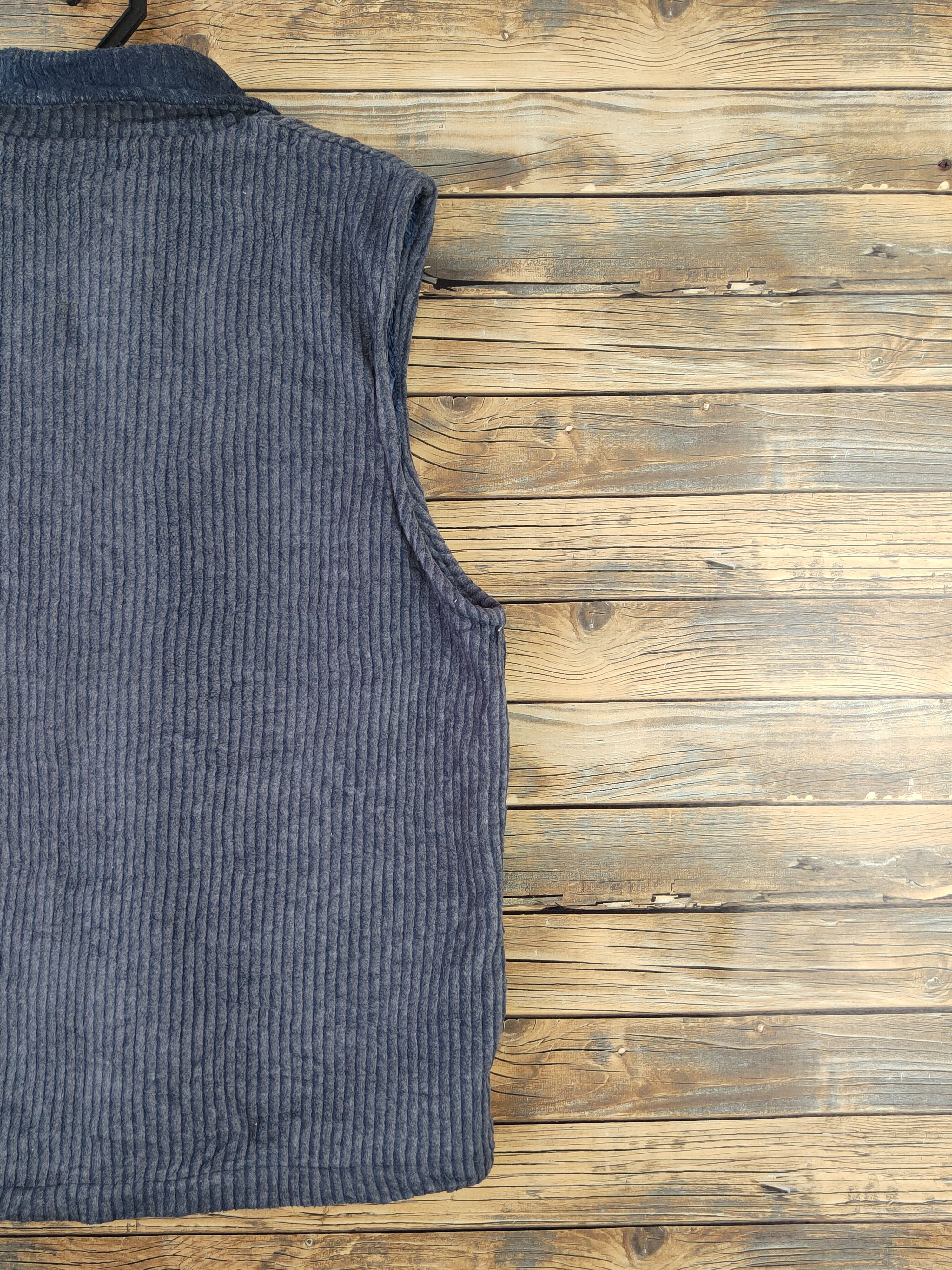 Japanese Brand × Vintage Rare Vintage Japanese Brand Navy Vests Size US L / EU 52-54 / 3 - 10 Thumbnail