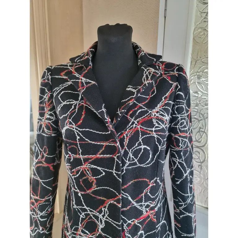 Other Wool coat with an original pattern, Prêt-à-porter, size M Size M / US 6-8 / IT 42-44 - 3 Thumbnail