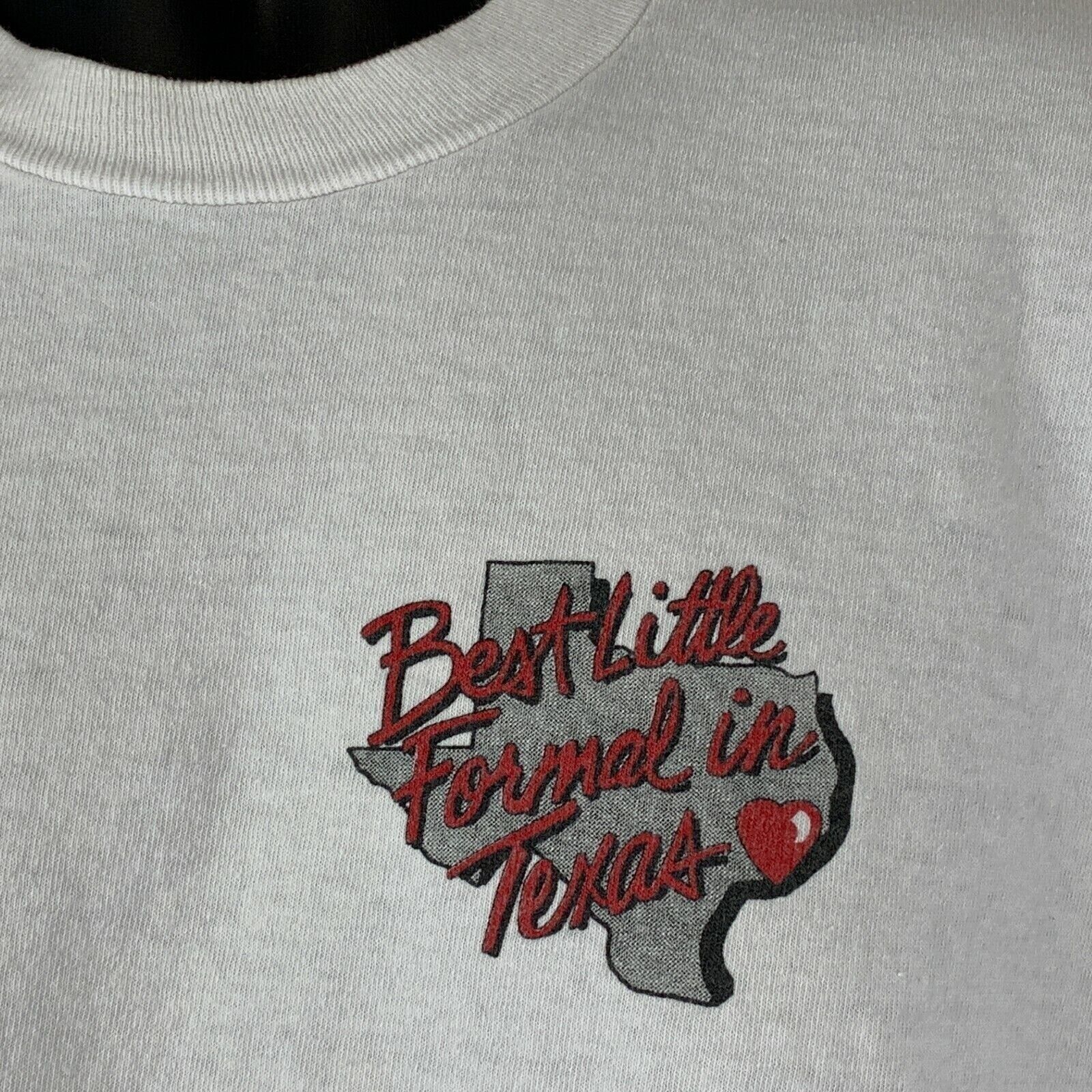Fruit Of The Loom Vintage 90s Texas Boots n Bows Ball T Shirt Cowboy White XL Size US XL / EU 56 / 4 - 4 Thumbnail