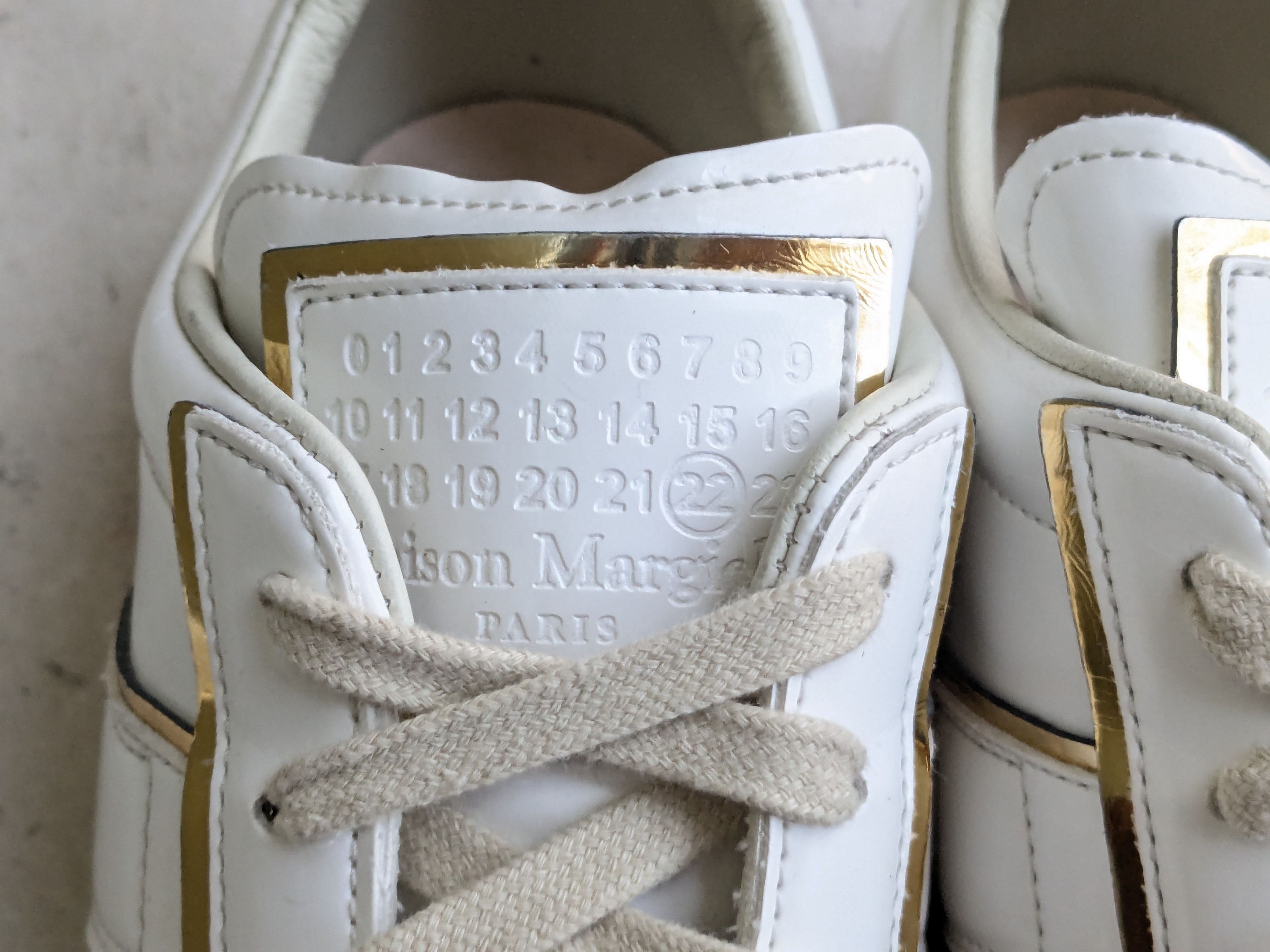 Maison Margiela Maison Margiela GAT Replica White Gold Patent Leather 8 41 Size US 8 / EU 41 - 7 Thumbnail