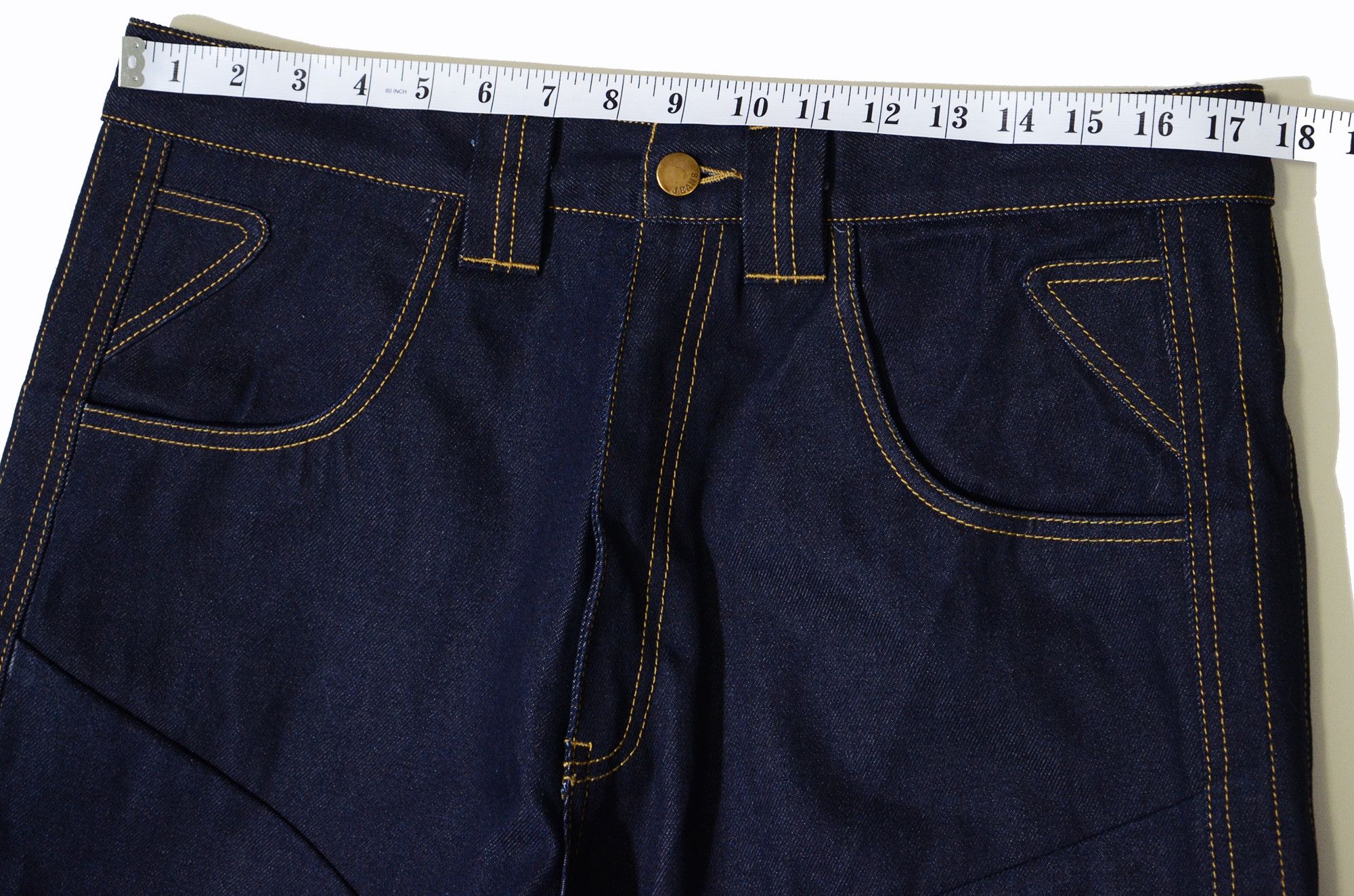 Phat Farm PF Jeans 34 x 33 Heavy Duty Raw Denim 90s Hiphop Streetwear Size US 34 / EU 50 - 12 Thumbnail
