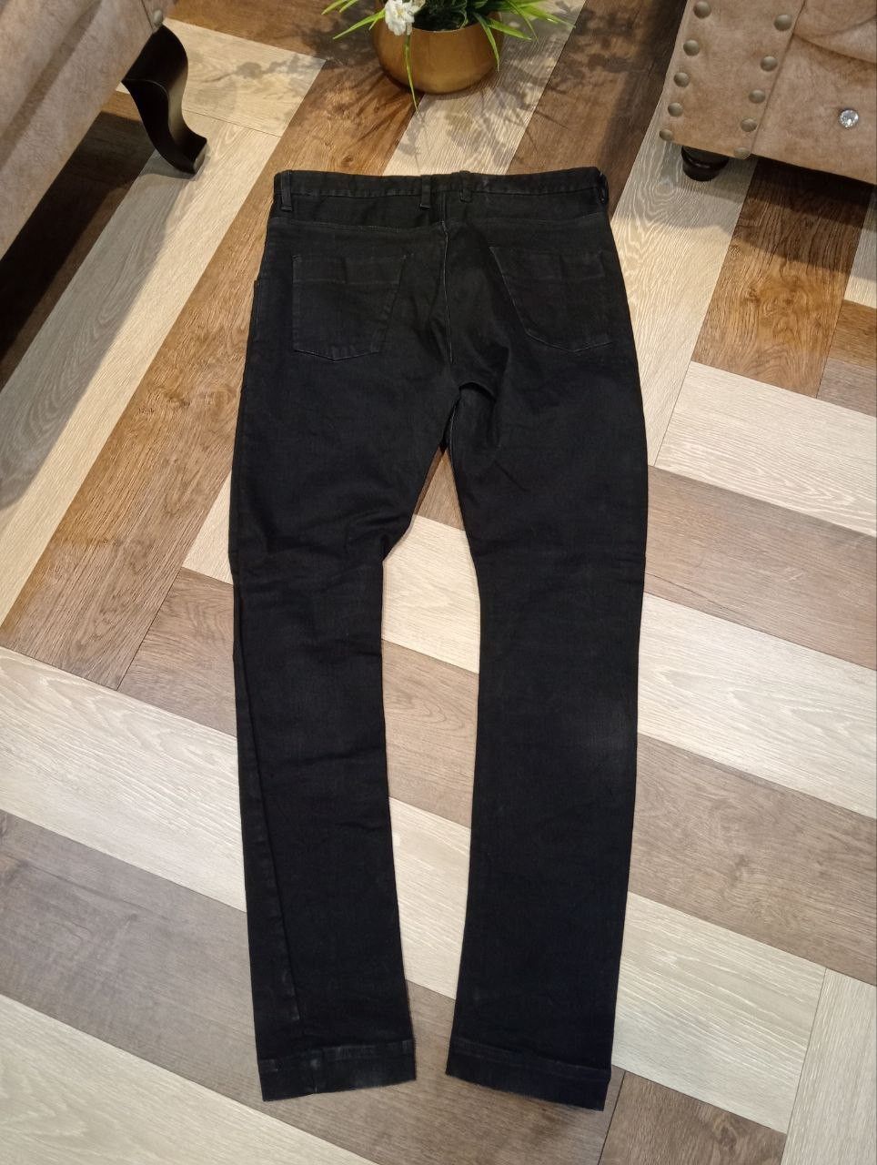 RIPVANWINKLE RIPVANWINKLE JAPAN BLACK CURVE STRETCH PANTS Size US 34 / EU 50 - 13 Thumbnail