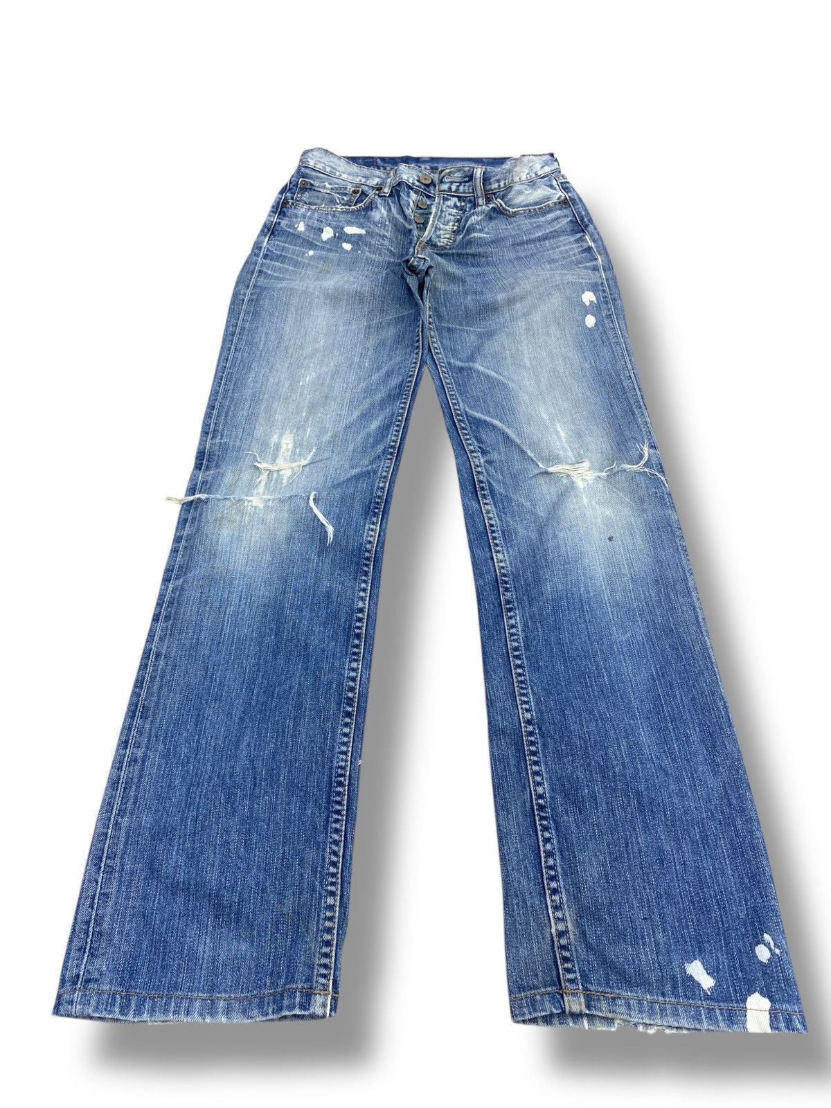 Levi's Vintage Levi’s 501 Faded Wash Style Ripped Jeans Size US 28 / EU 44 - 1 Thumbnail