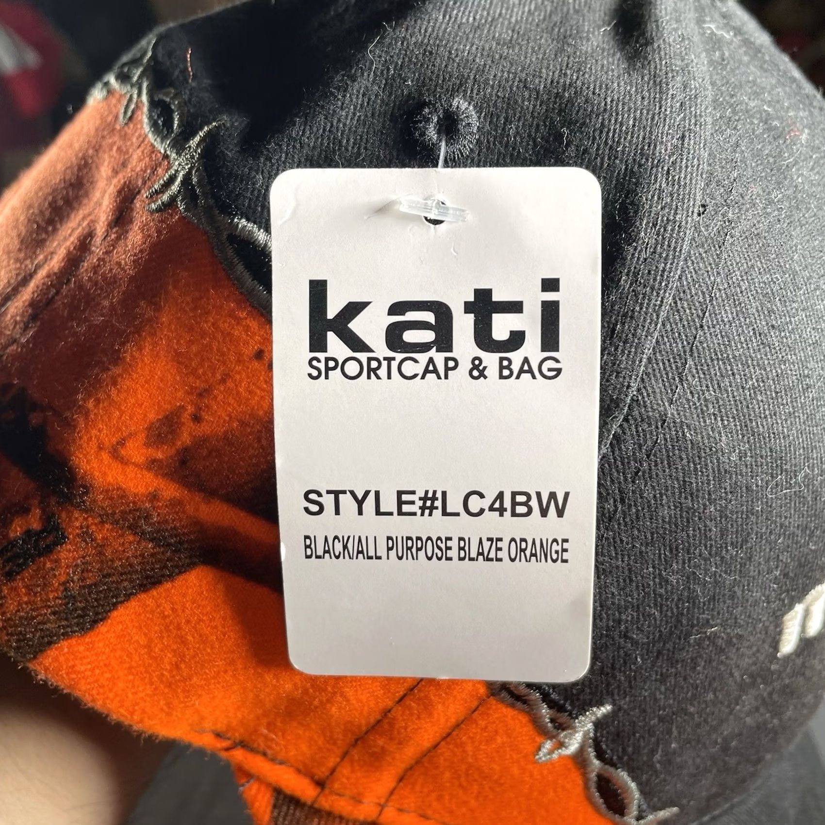 Katin Kati Hat Black One Size Men Hook and Loop Back Size ONE SIZE - 7 Thumbnail