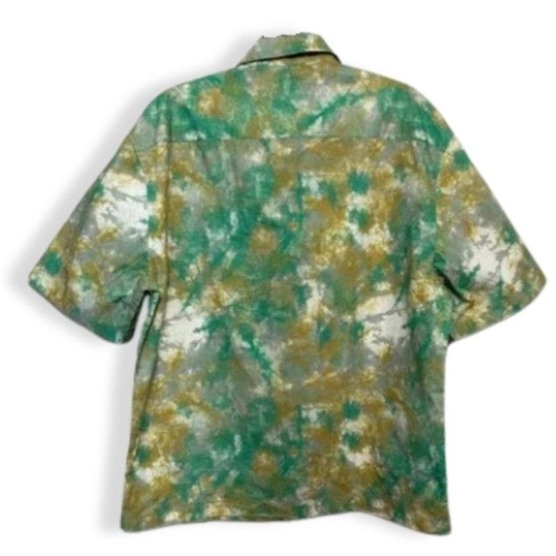 Topman Topman Button-Up Shirt Marble Print Short Sleeve Multi M Size US M / EU 48-50 / 2 - 5 Thumbnail