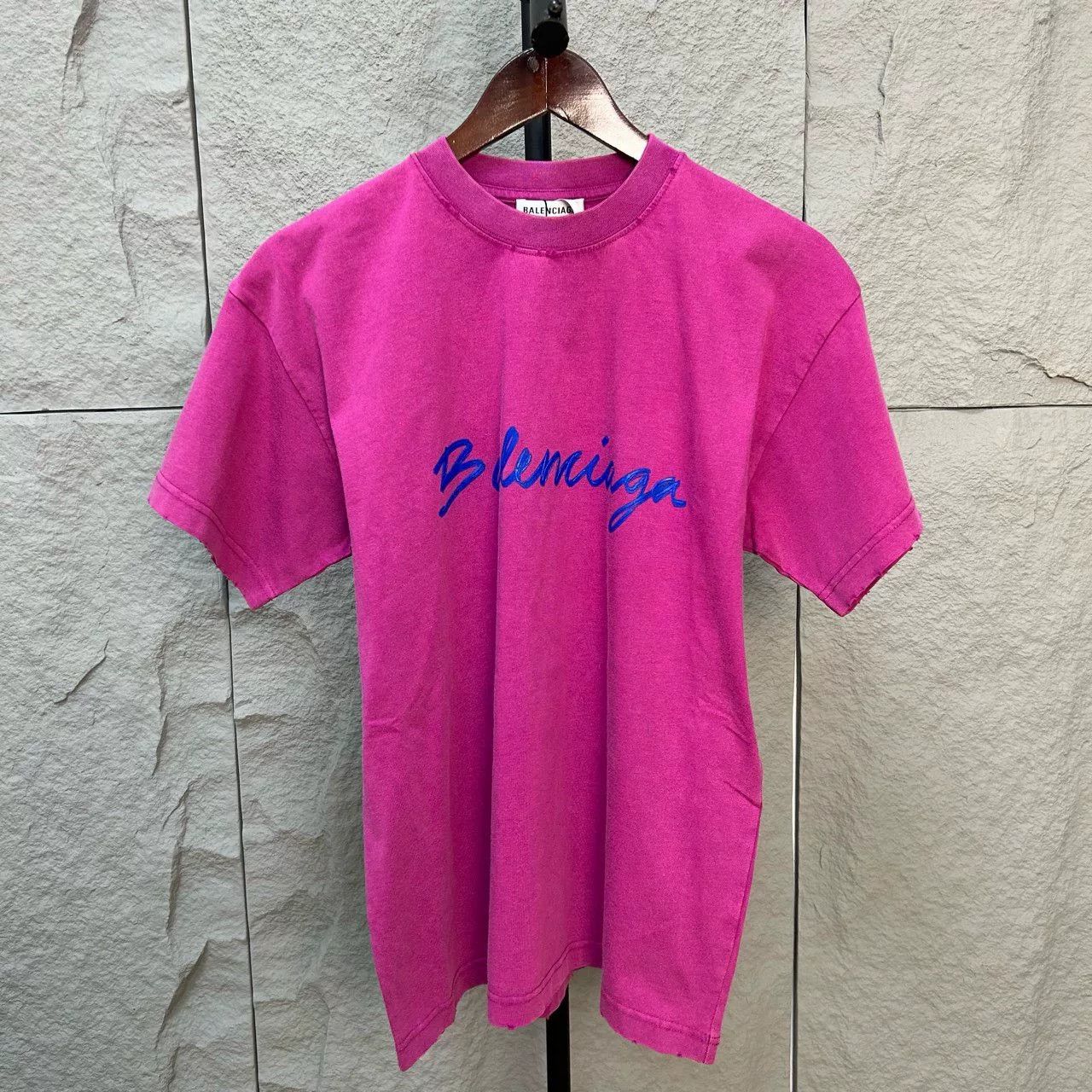 Balenciaga Balenciaga Script Logo T-Shirt XS Size US XS / EU 42 / 0 - 1 Thumbnail