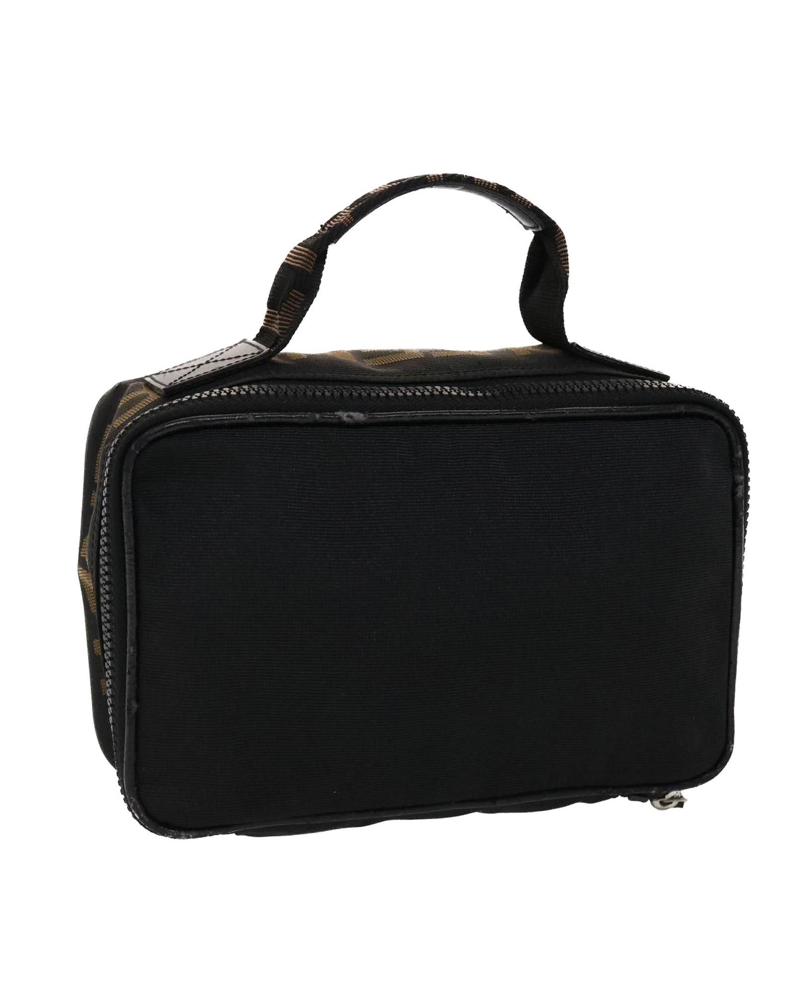 image of Fendi Black Nylon Hand Bag, Women's