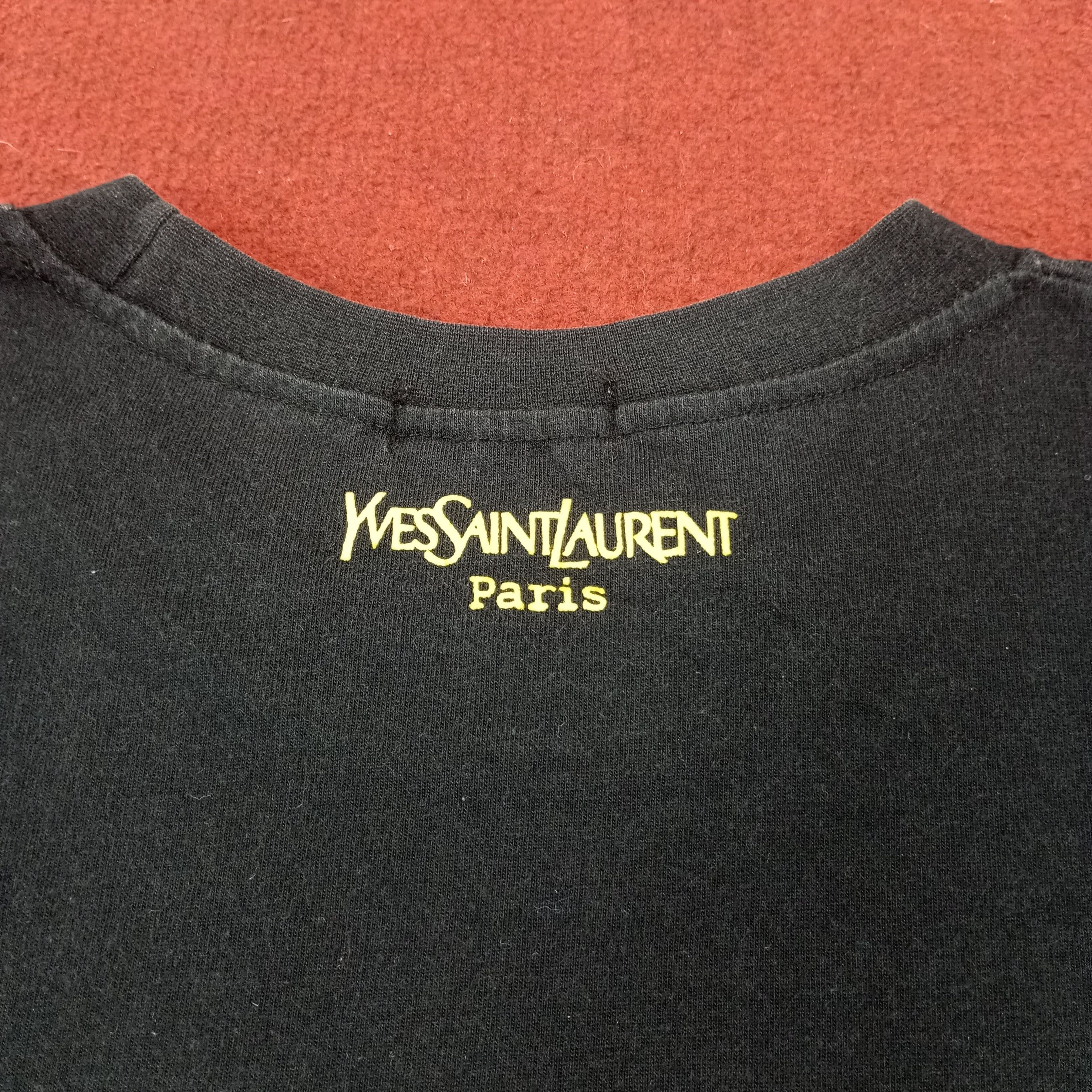 Vintage × Yves Saint Laurent Yves Saint Laurent Colours Spellout Design Tshirt Size US M / EU 48-50 / 2 - 4 Thumbnail