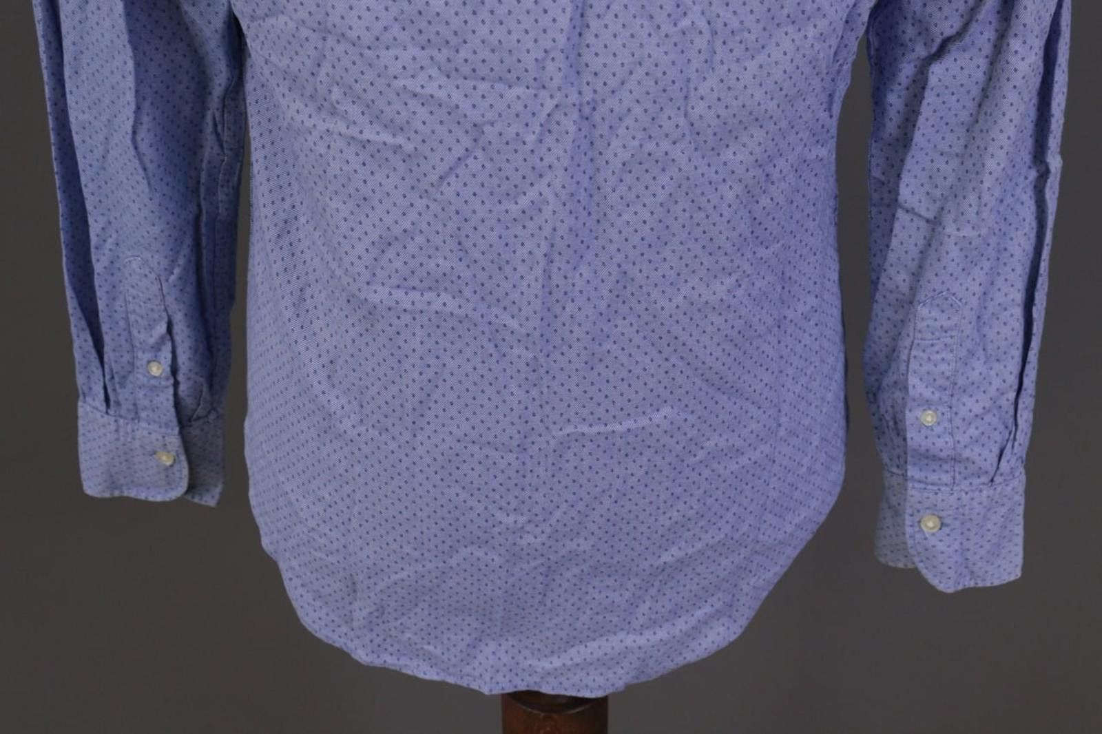 Designer Boggi Milano Custom Fit Blue Dotted Shirt Size M Size US M / EU 48-50 / 2 - 7 Thumbnail