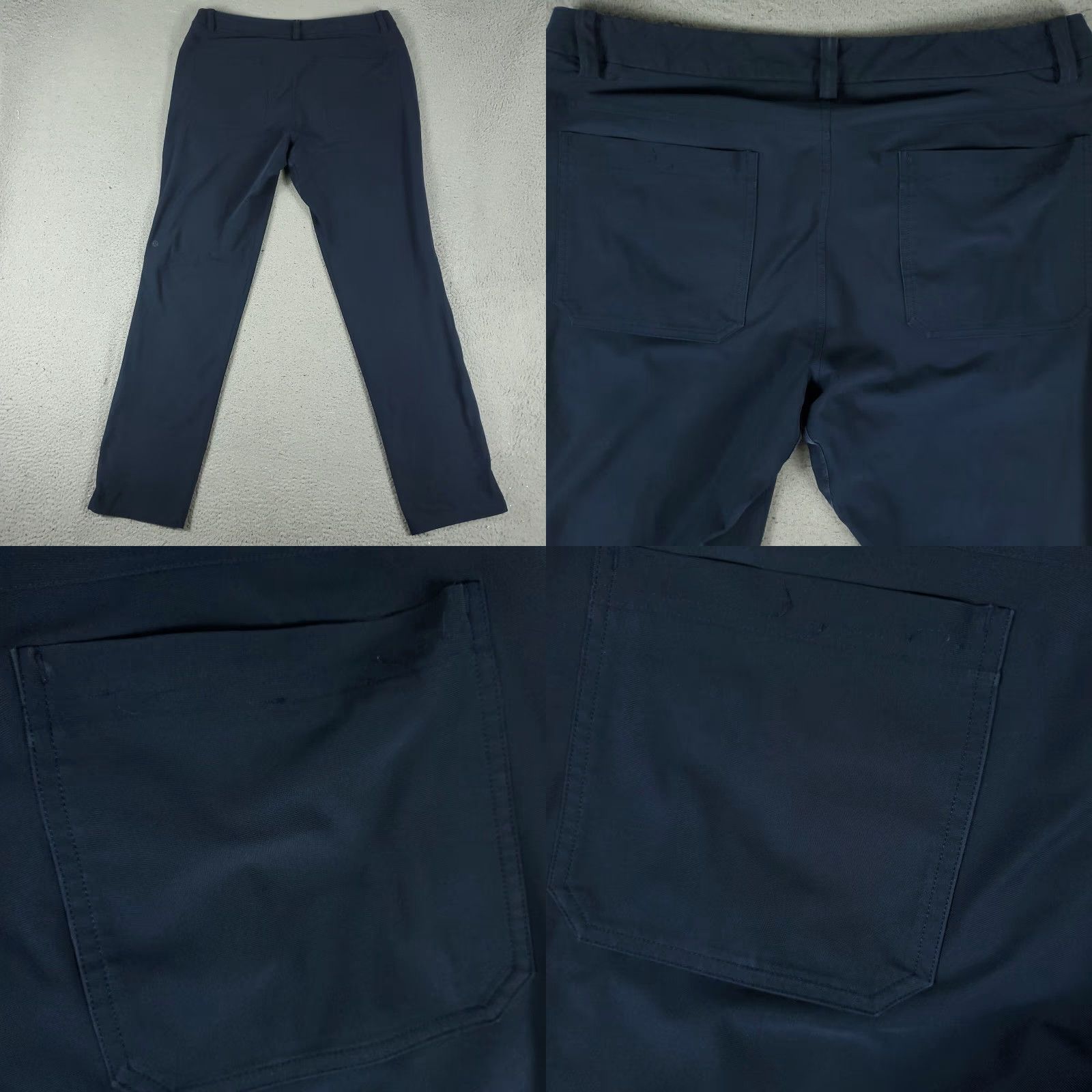 Lululemon Lululemon ABC Chino Pants Mens 34x33 Blue Flat Front Regular Fit Size US 34 / EU 50 - 8 Thumbnail