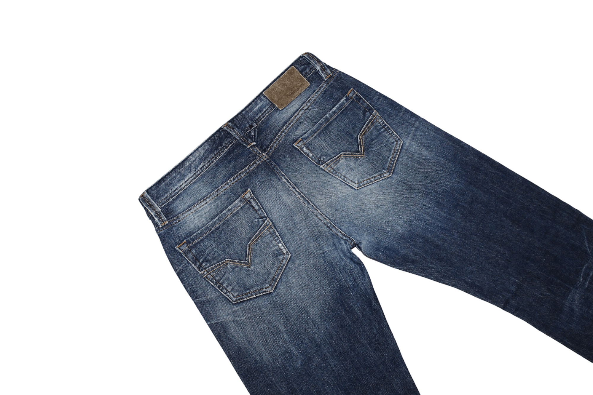 Diesel DIESEL D.N.A. Larkee Regular-Straight 008Y3 Distressed Jeans Size US 32 / EU 48 - 6 Thumbnail