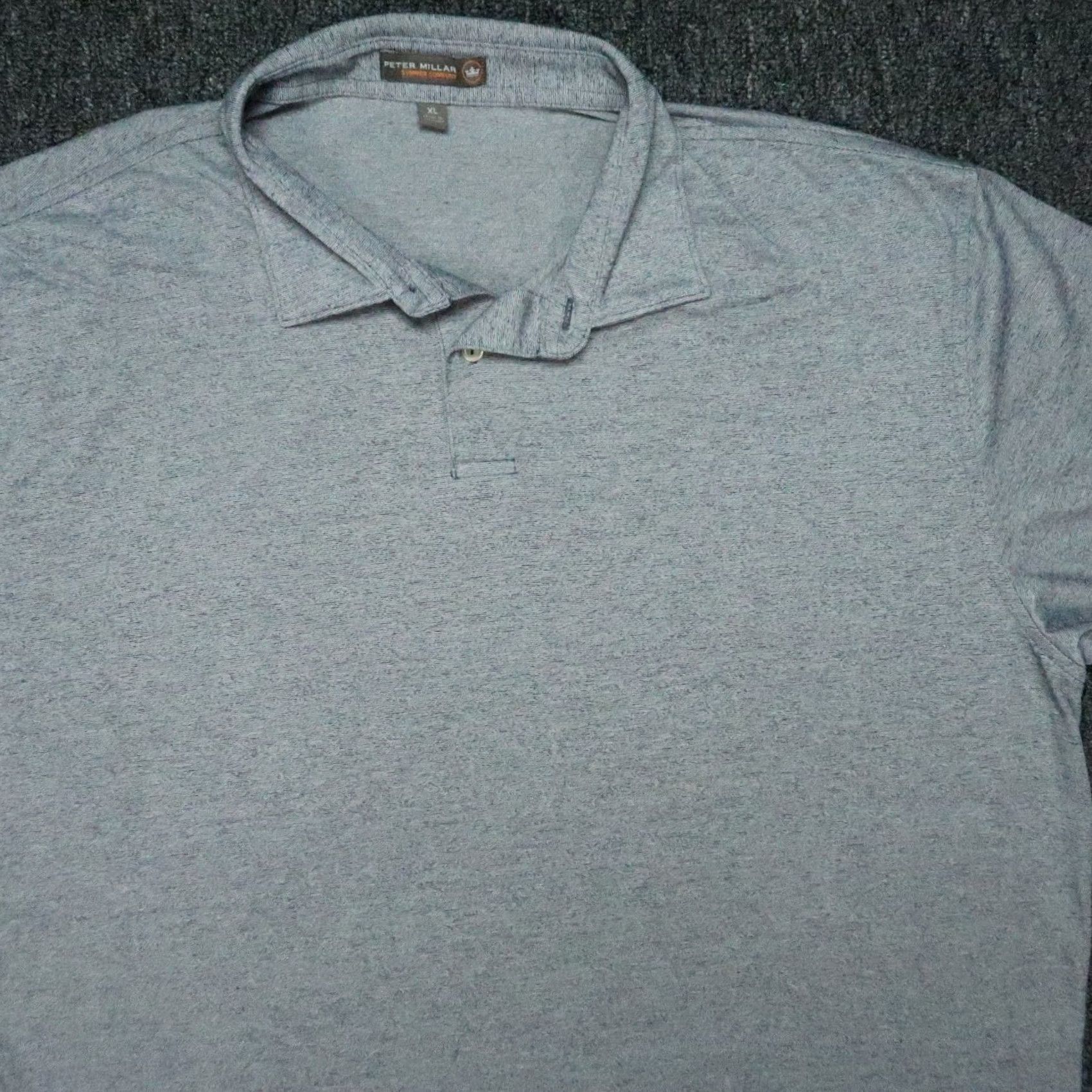 Peter Millar Peter Millar Polo Shirt Mens XL Blue Gray Performance Summer Comfort Size US XL / EU 56 / 4 - 2 Thumbnail