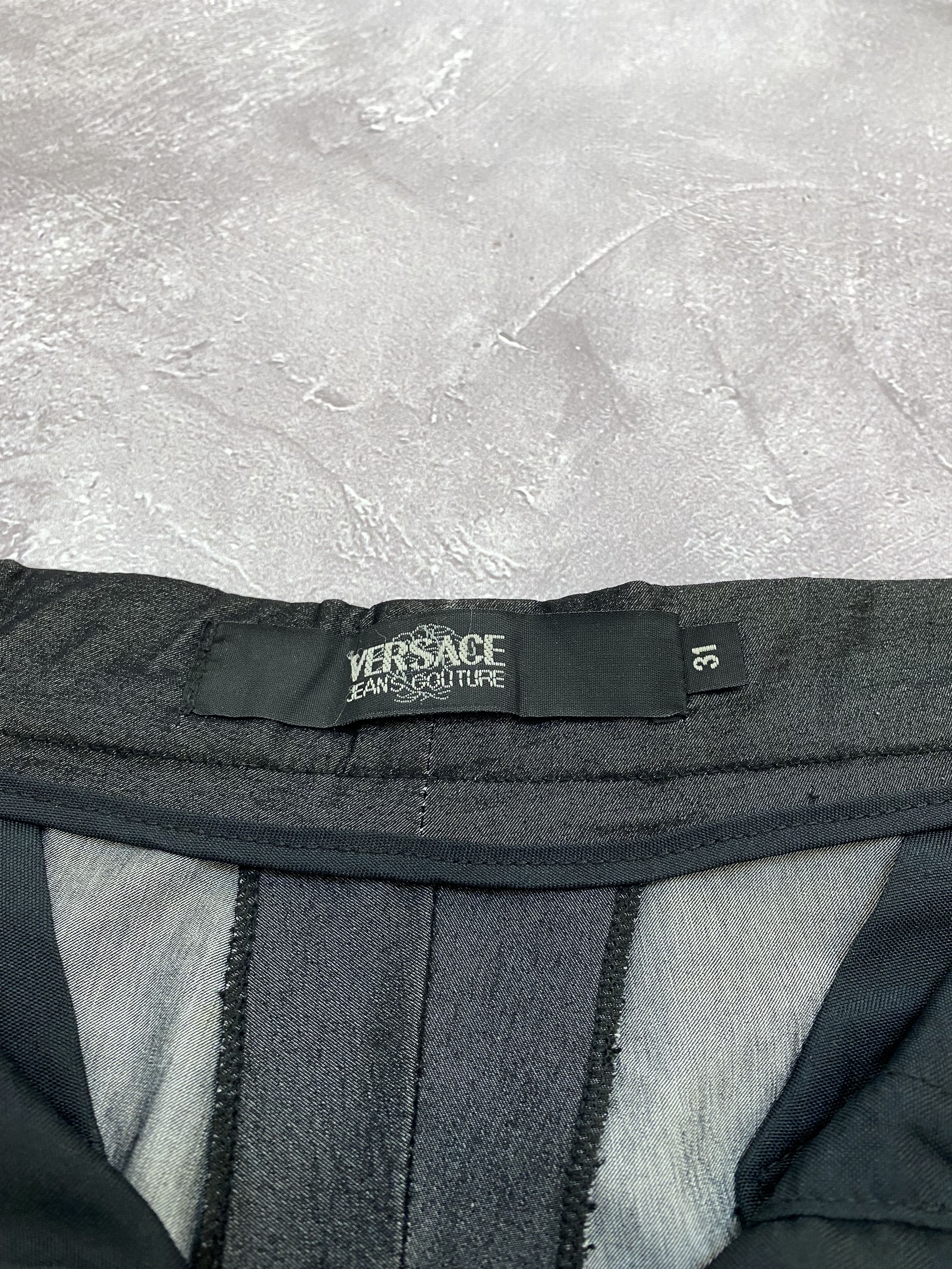 Versace × Vintage Vintage Versace Jeans Couture Casual Pants Graphite Size US 31 - 8 Thumbnail