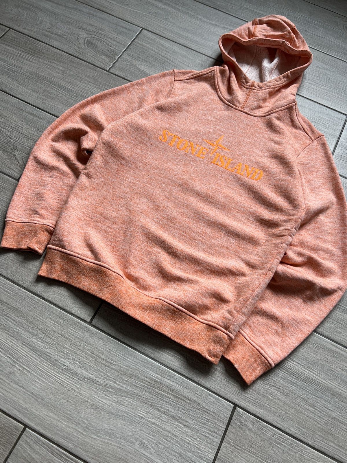 Stone Island × Vintage Stone Island Vintage Hoodie Big Logo Size US S / EU 44-46 / 1 - 5 Thumbnail