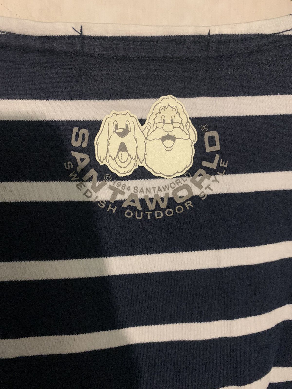 Anime × Vintage Santa word tee Size US M / EU 48-50 / 2 - 10 Thumbnail