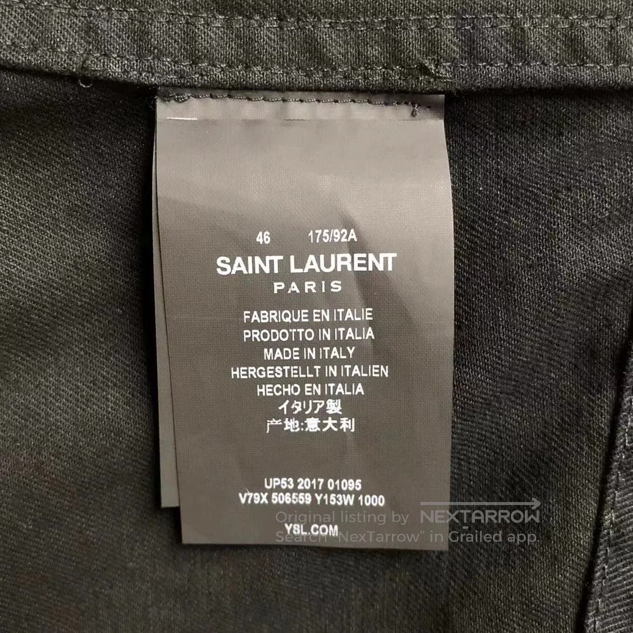 Saint Laurent Paris Saint Laurent Classic M65 Field Jacket. Size US S / EU 44-46 / 1 - 4 Thumbnail