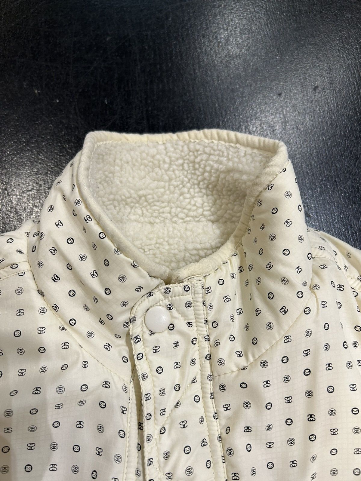 Stussy Stussy Monogram Logo Reversible Sherpa Jacket Size US M / EU 48-50 / 2 - 5 Thumbnail