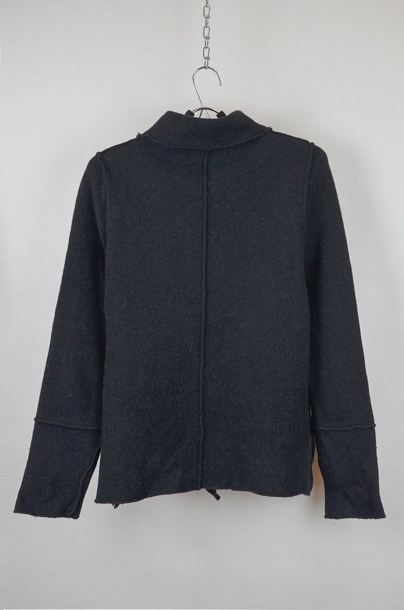Annette Gortz Annette Görtz Raw-Edge Knit Jacket, Funnel Collar – S Size S / US 4 / IT 40 - 2 Thumbnail