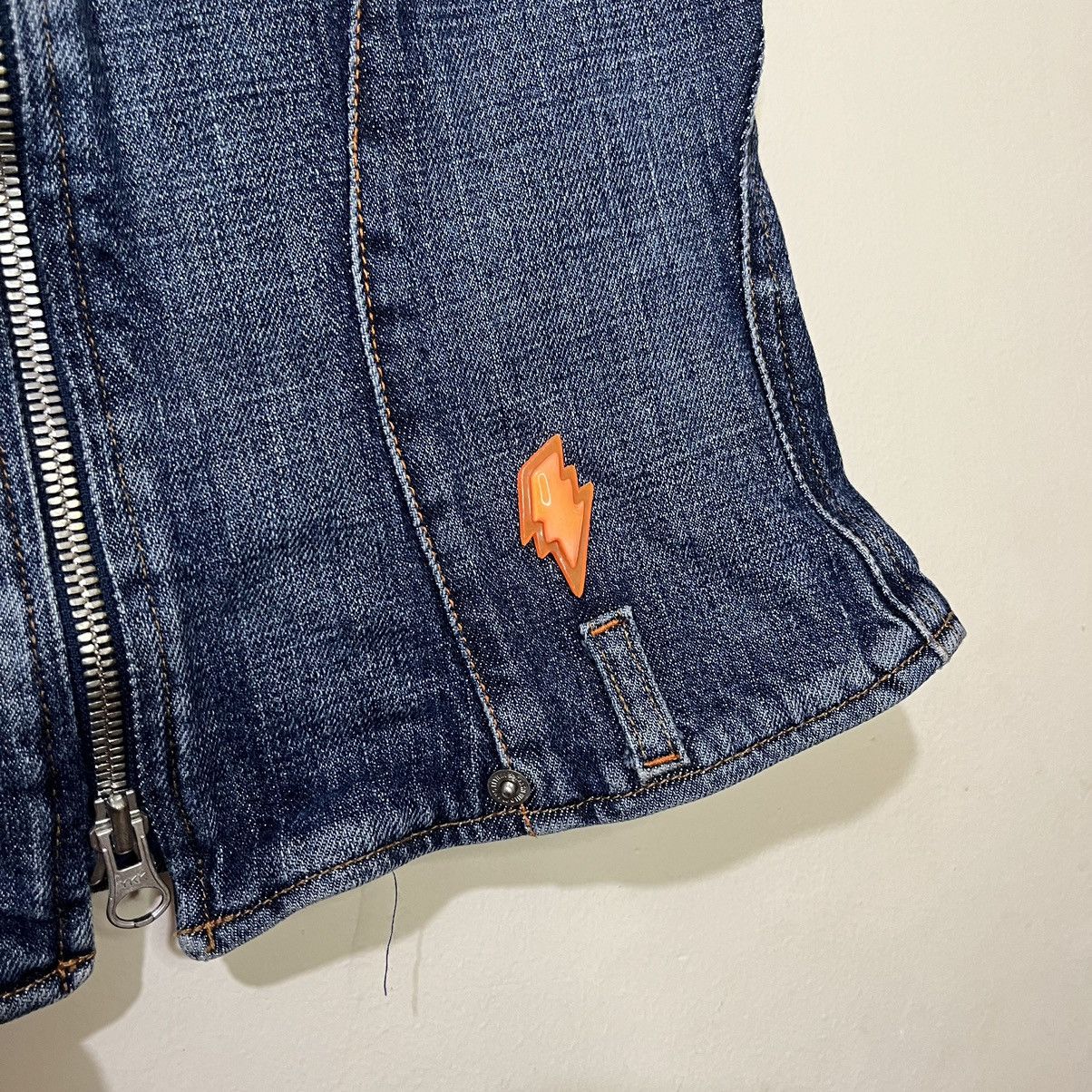Walter Van Beirendonck W&LT Walter Van Beirendonck Strapless Denim Bustier Corset Size XS / US 0-2 / IT 36-38 - 4 Thumbnail