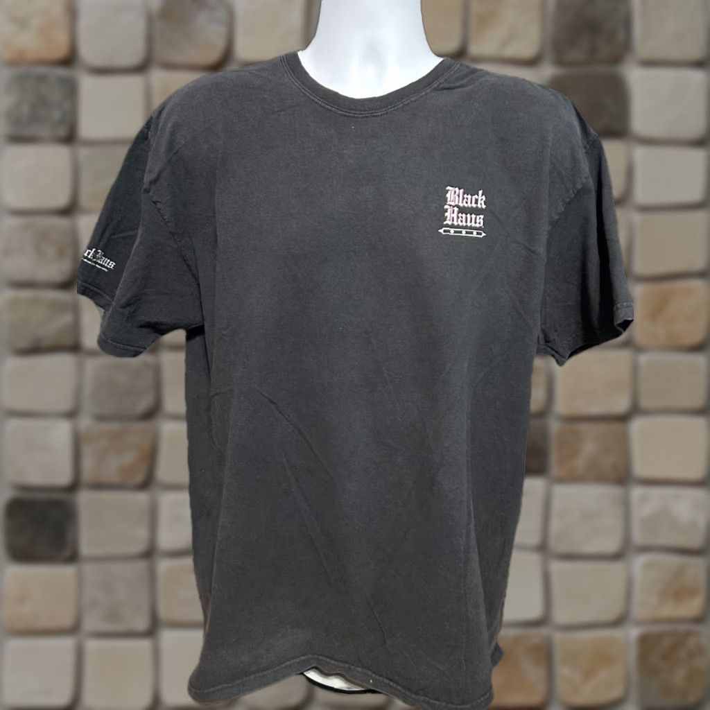Hanes VINTAGE Hanes Black Haus Rock The Haus Shirt Men XL Black Short Sleeve Crew Liquor Schnapps Size US XL / EU 56 / 4 - 1 Thumbnail