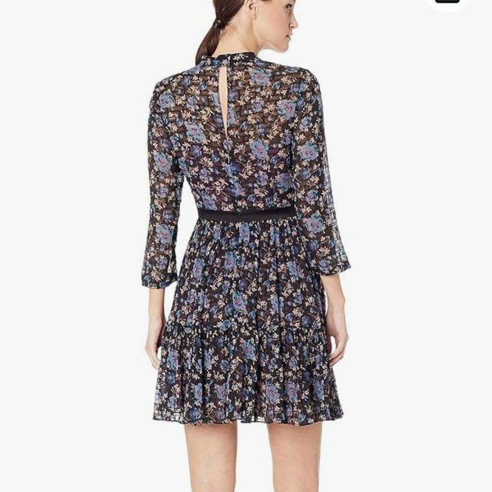 Rebecca Taylor Rebecca Taylor Floral Solstice Silk Dress Size 2 Size XS / US 0-2 / IT 36-38 - 7 Thumbnail