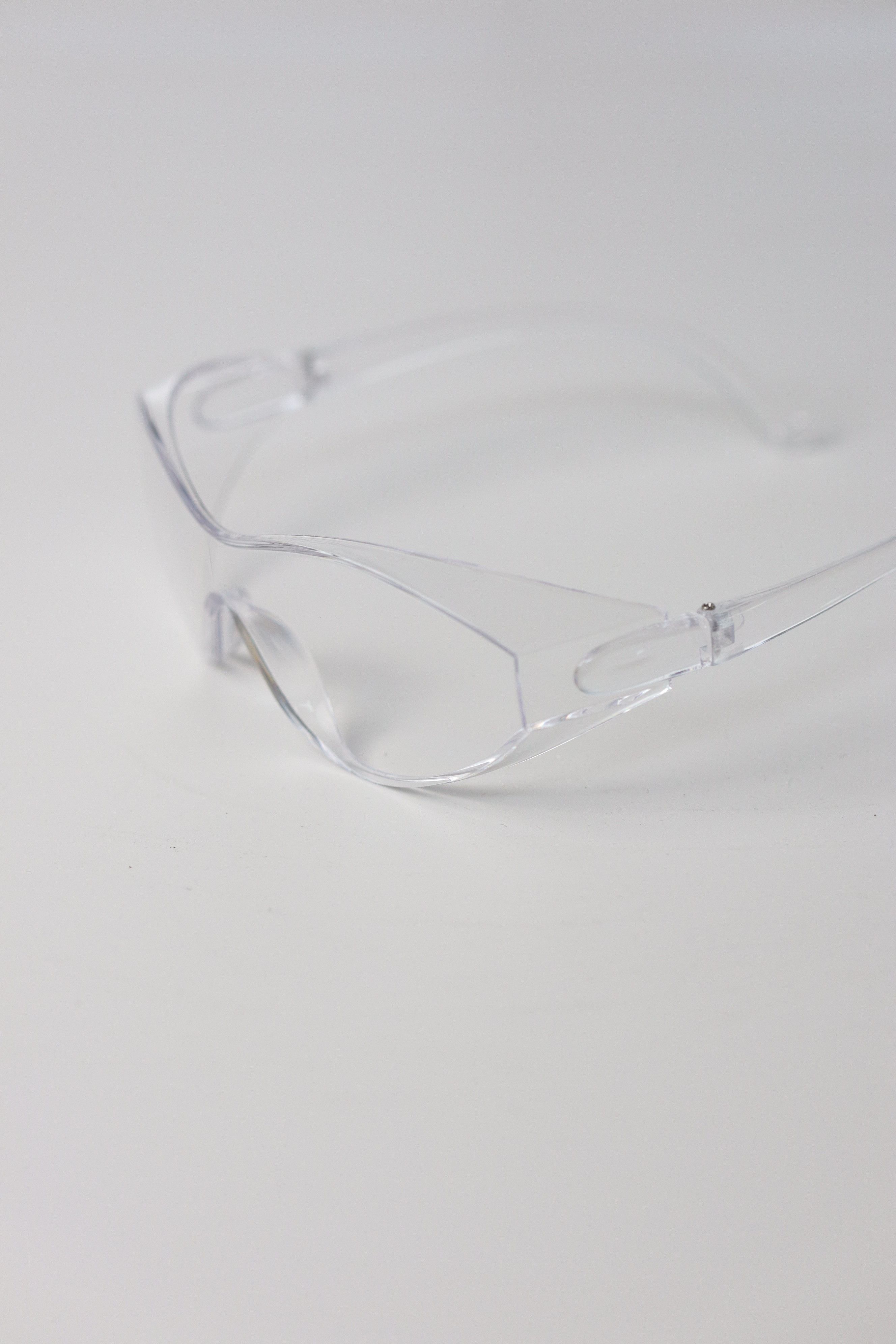 Japanese Brand Y2k Large Wide Safety Glasses Sunglasses Transport White OS Size ONE SIZE - 6 Thumbnail